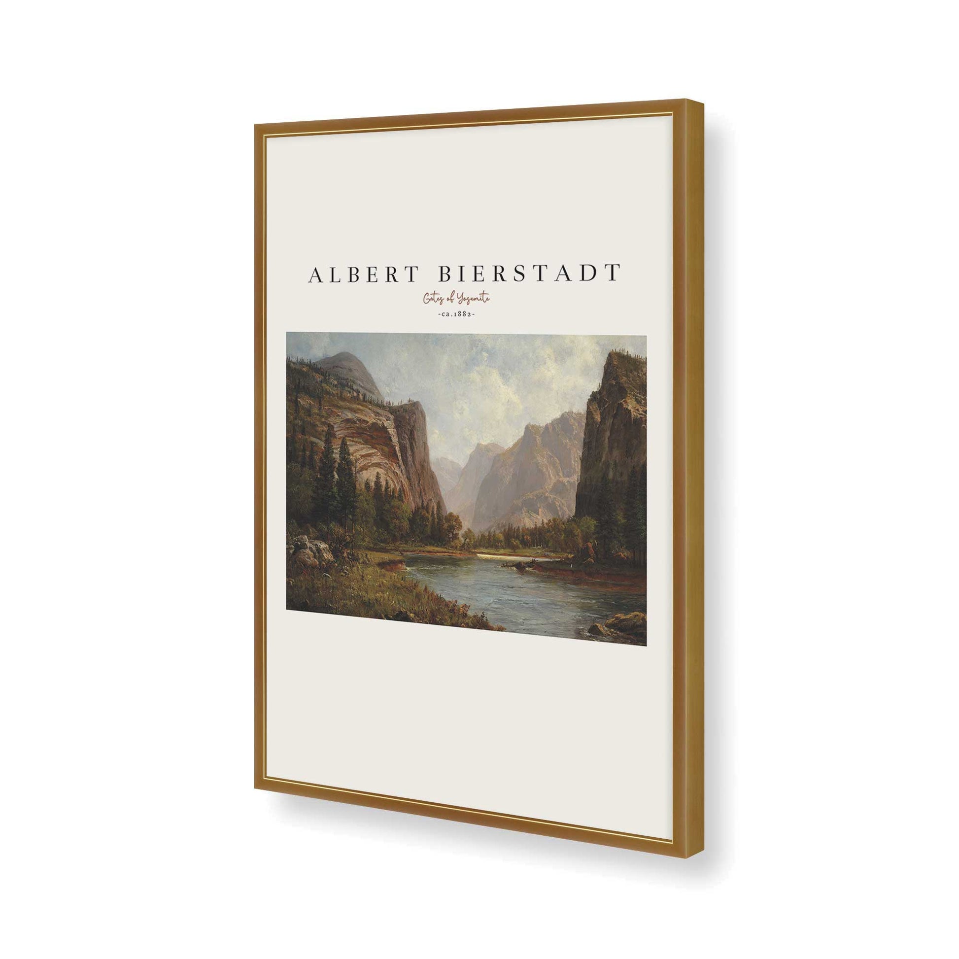 [Color:Polished Gold], Picture of art in a Polished Gold frame of the corner