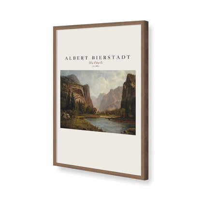 [Color:Walnut], Picture of art in a Walnut frame of the corner