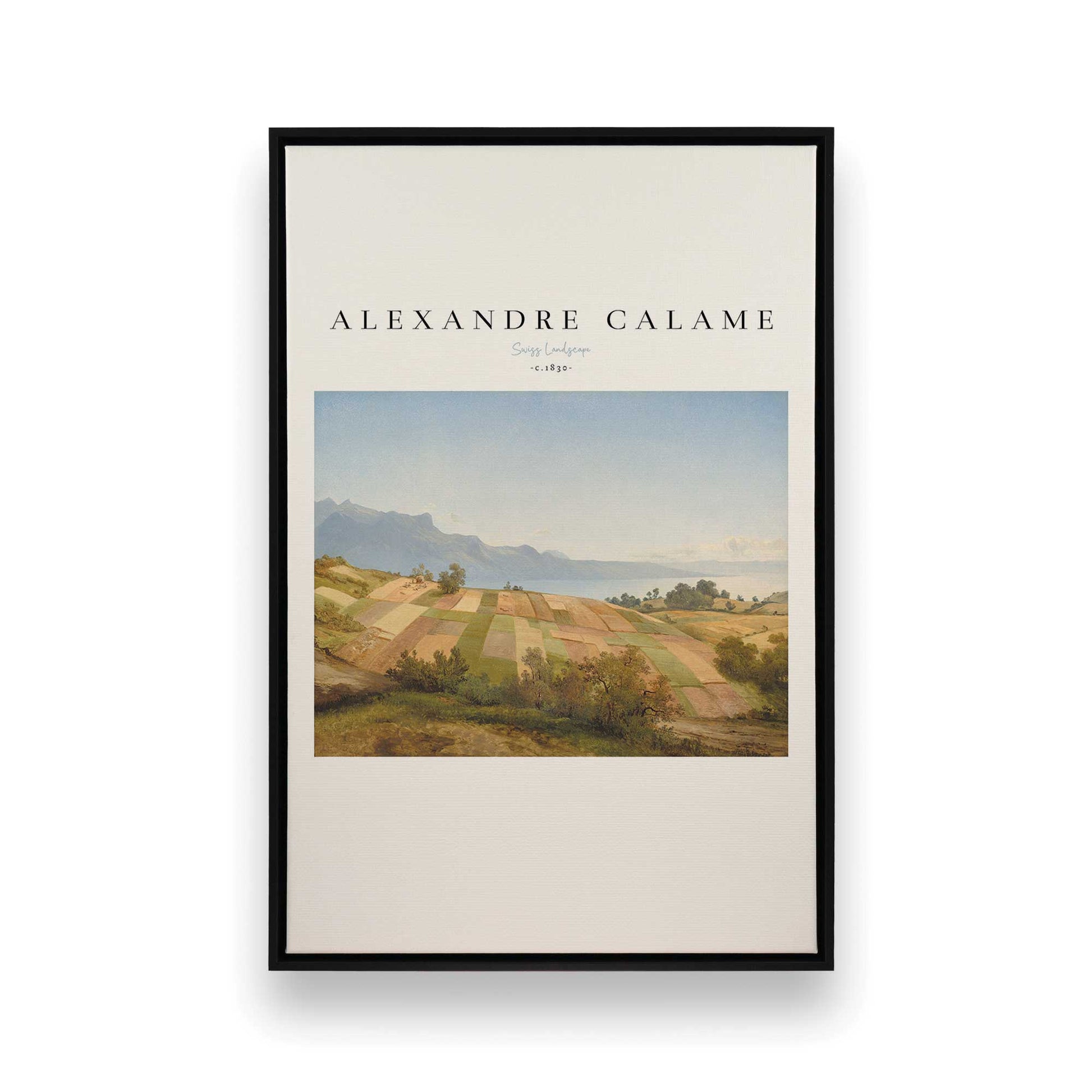 [Color:Satin Black], Picture of art in a Satin Black frame
