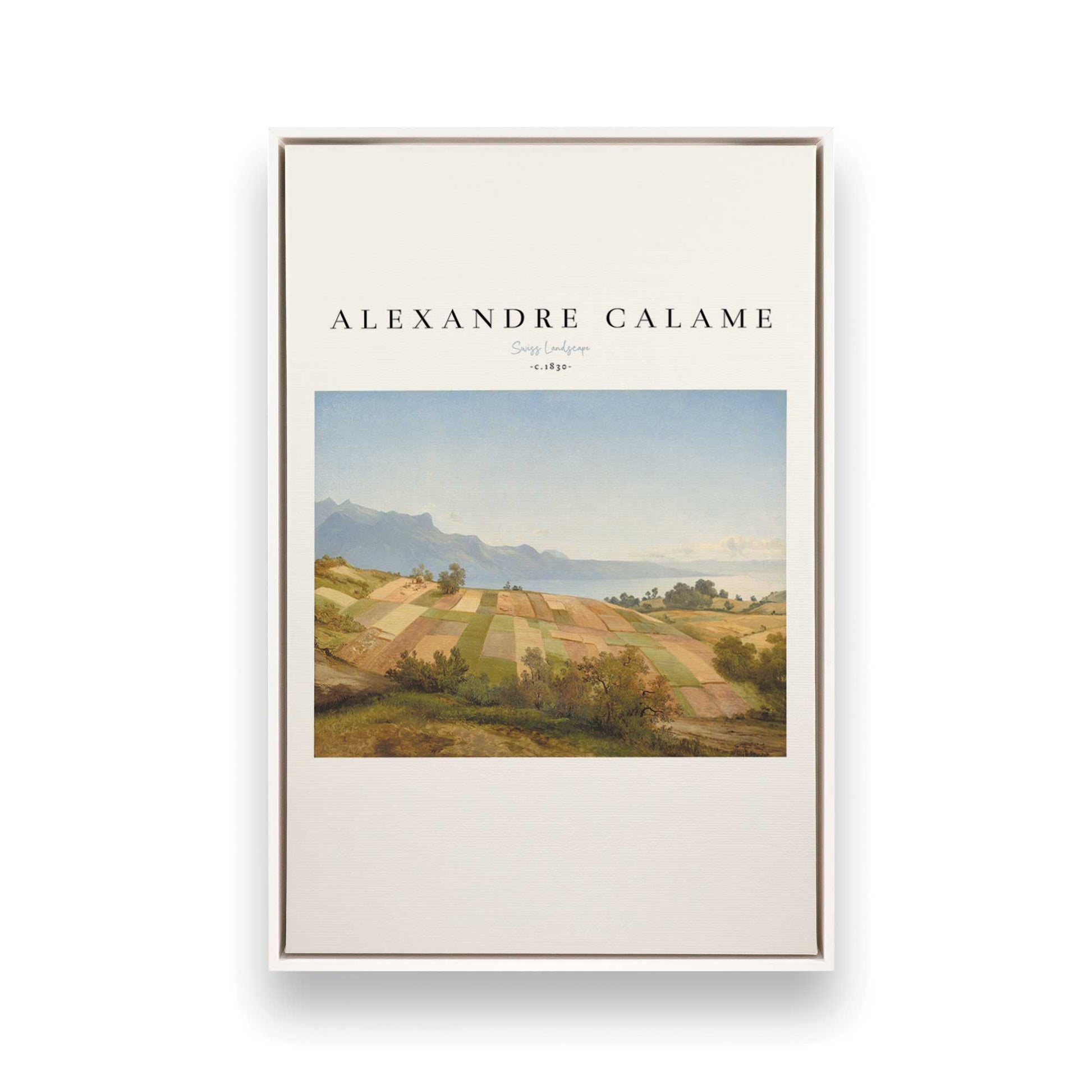 [Color:Opaque White], Picture of art in a White frame