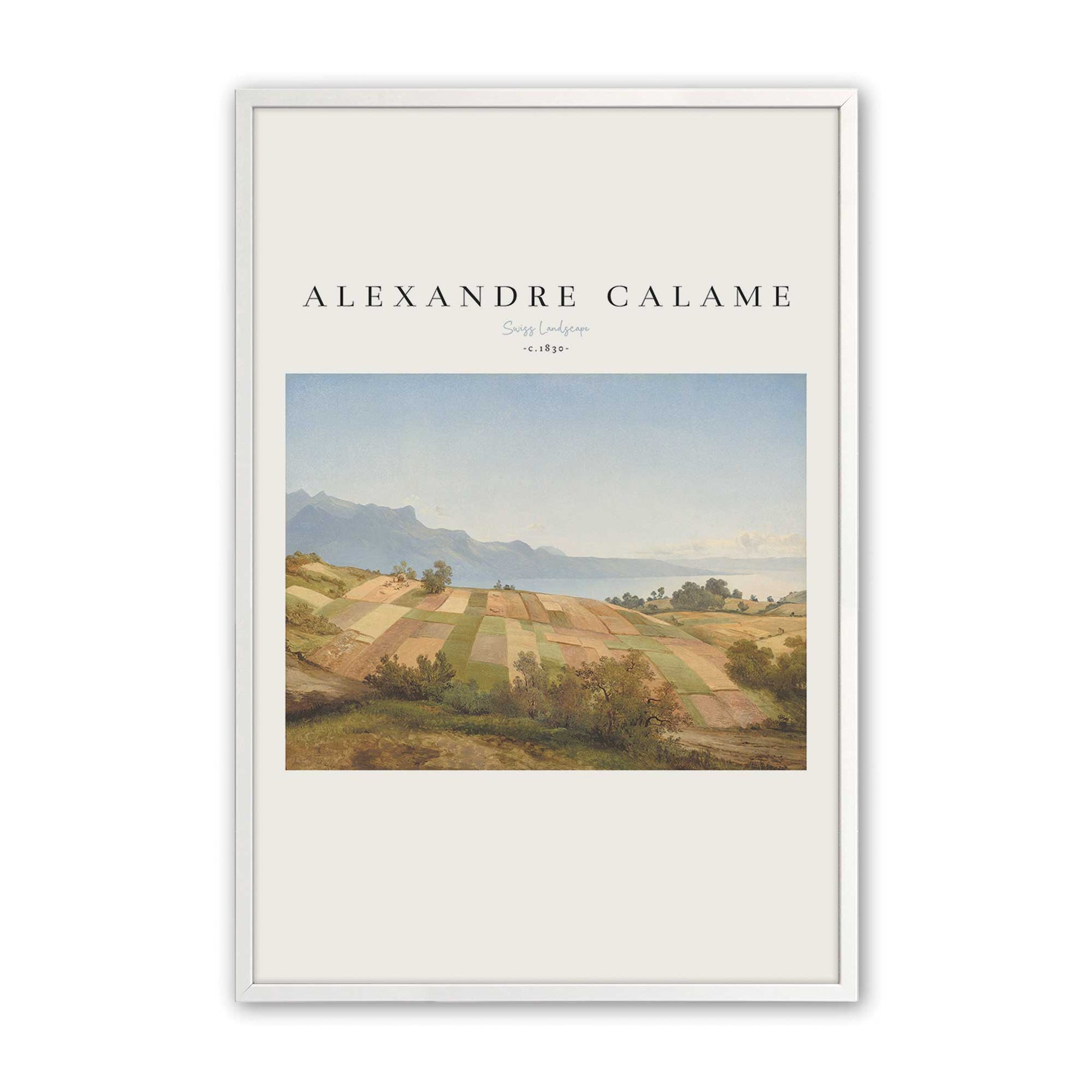 [Color:Opaque White], Picture of art in a Opaque White frame