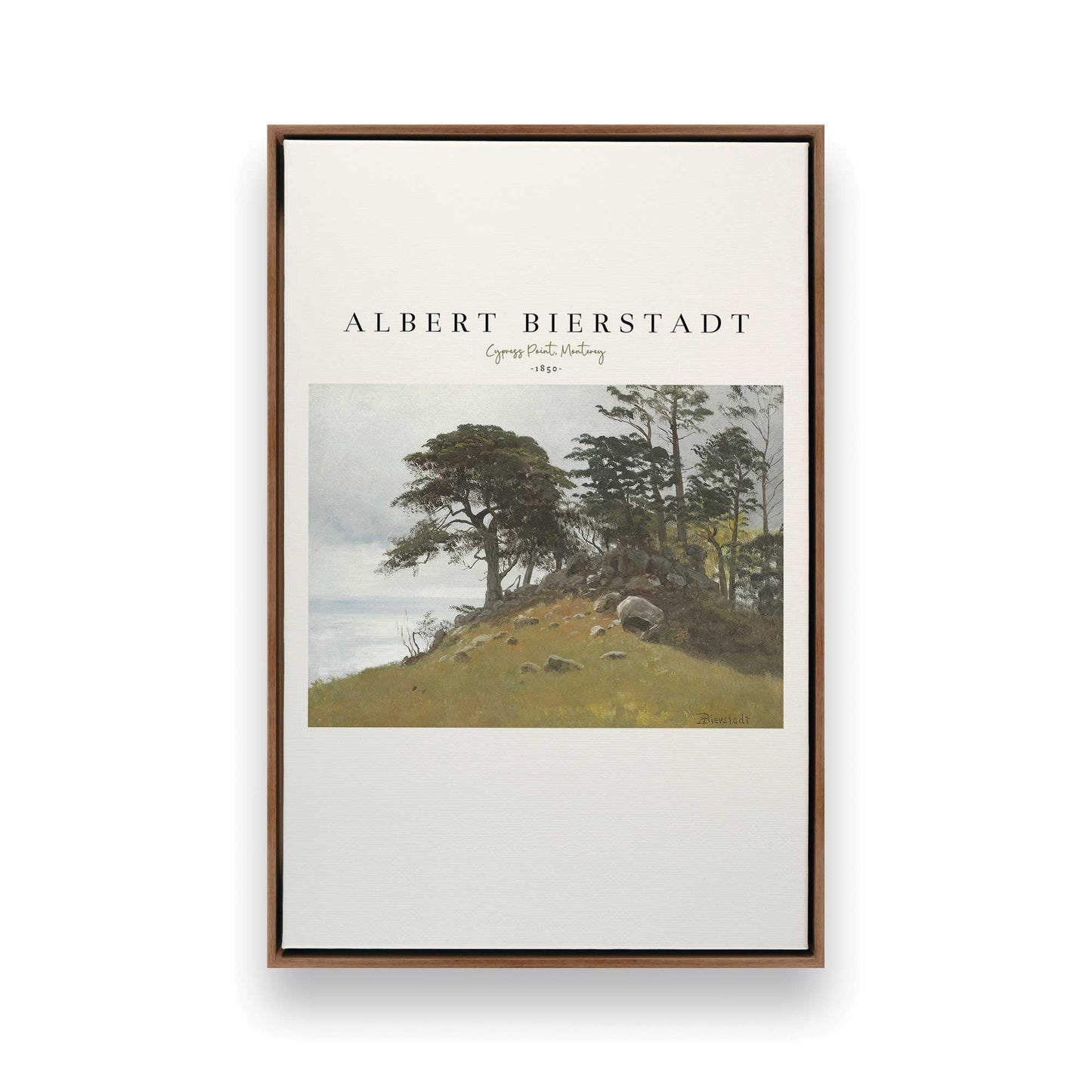[Color:Walnut], Picture of art in a Walnut frame