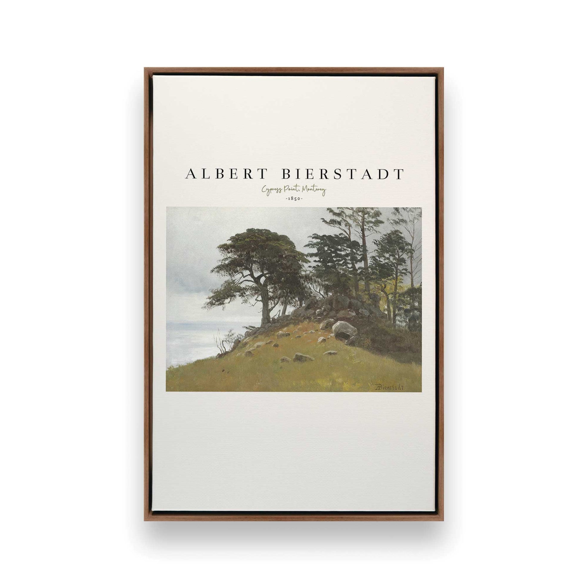 [Color:Walnut], Picture of art in a Walnut frame