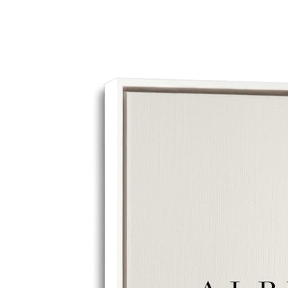 [Color:Opaque White], Picture of art in a White frame at an angle