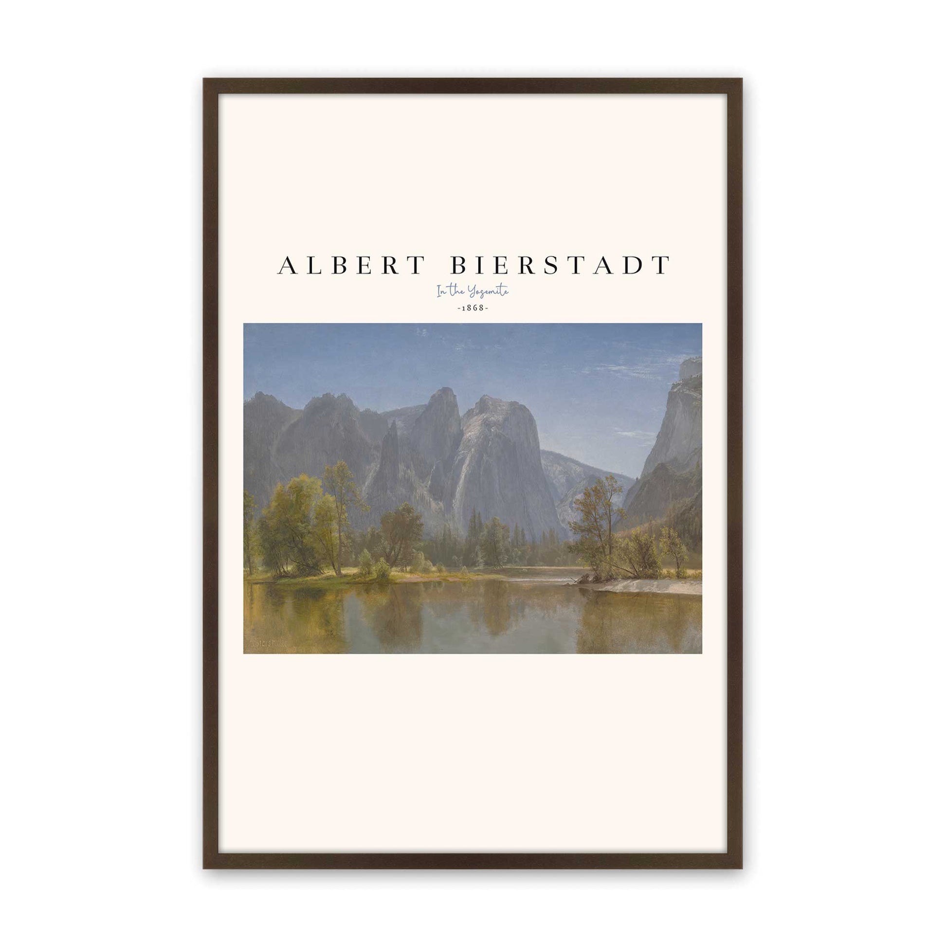 [Color:Brown], Picture of art in a Brown frame