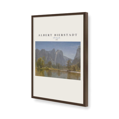 [Color:Brown], Picture of art in a Brown frame of the corner