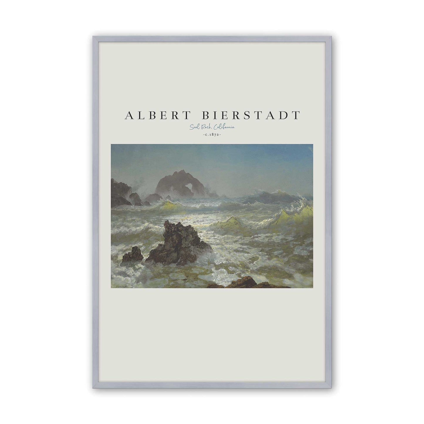 [Color:Polished Chrome], Picture of art in a Polished Chrome frame