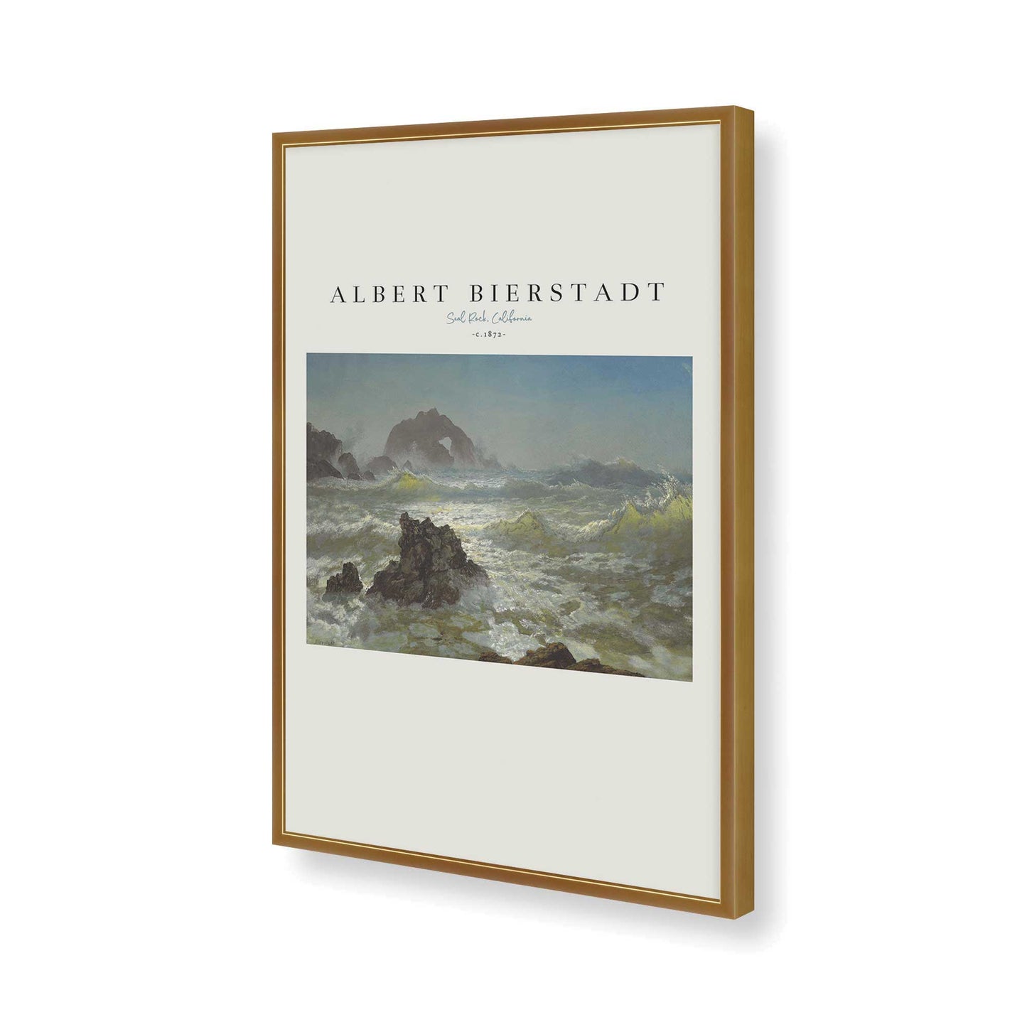 [Color:Polished Gold], Picture of art in a Polished Gold frame of the corner