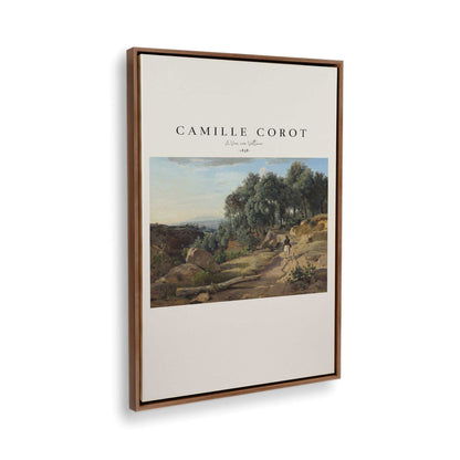 [Color:Walnut], Picture of the corner of the art