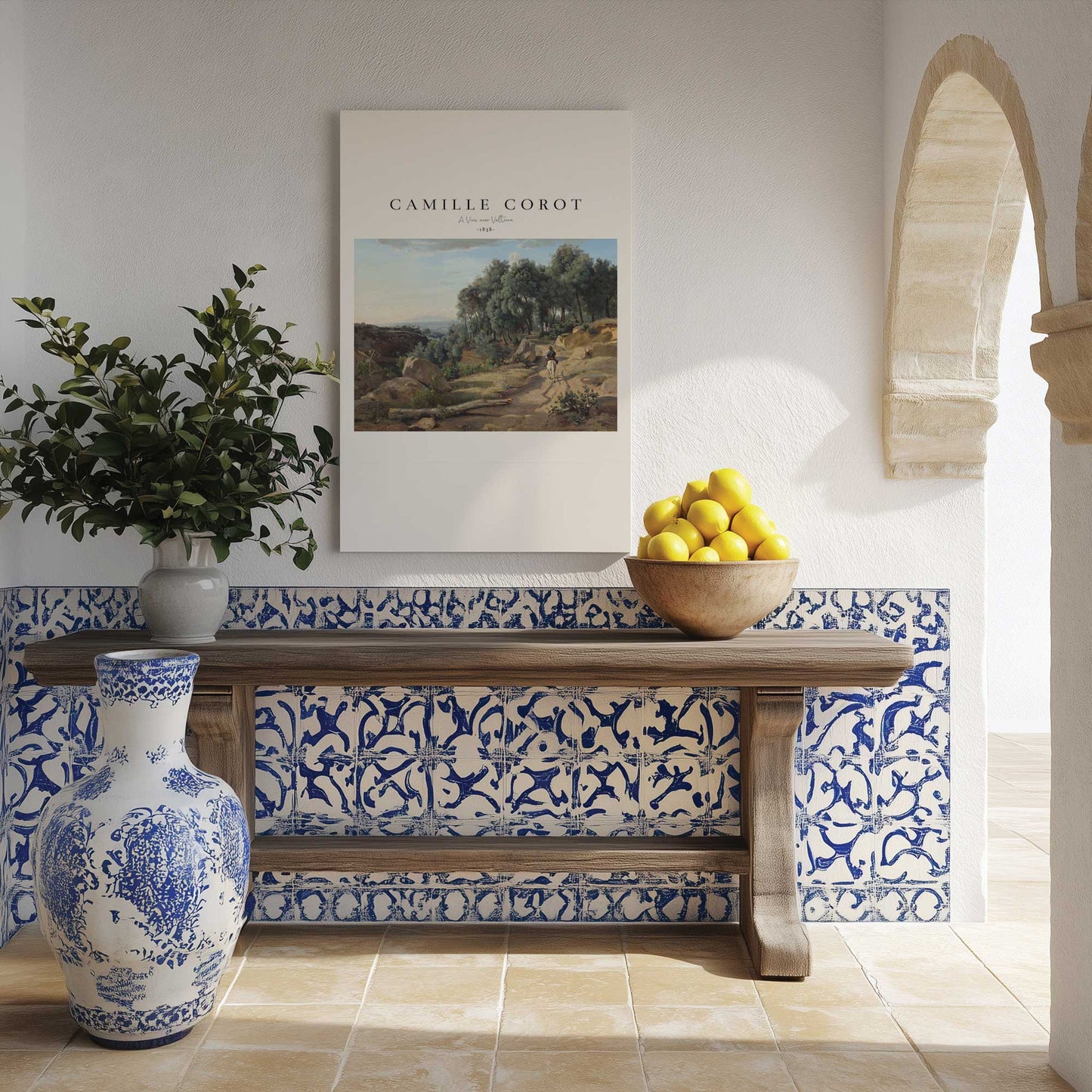 Picture of art in a room