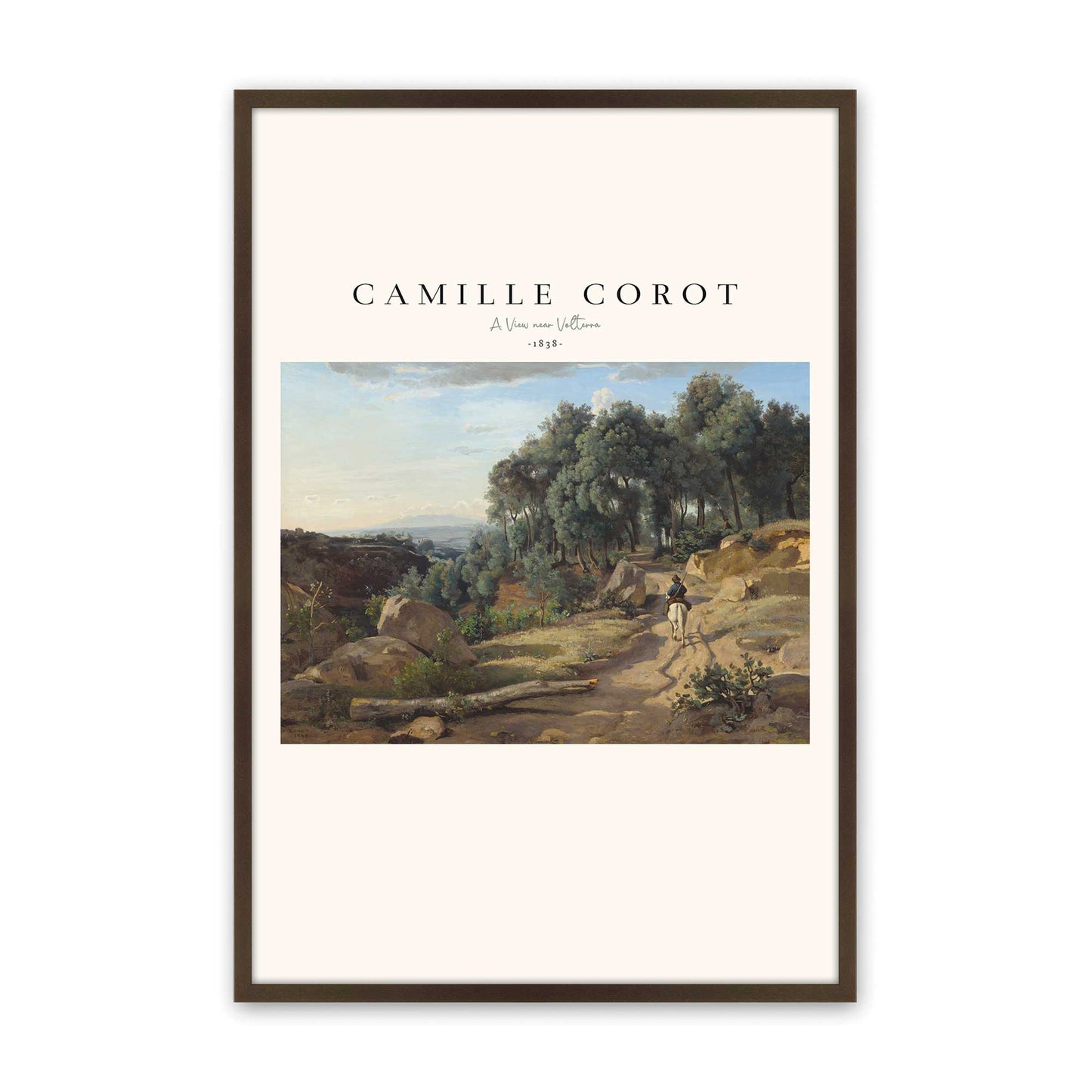 [Color:Belvinder Brown], Picture of art in a Belvinder Brown frame