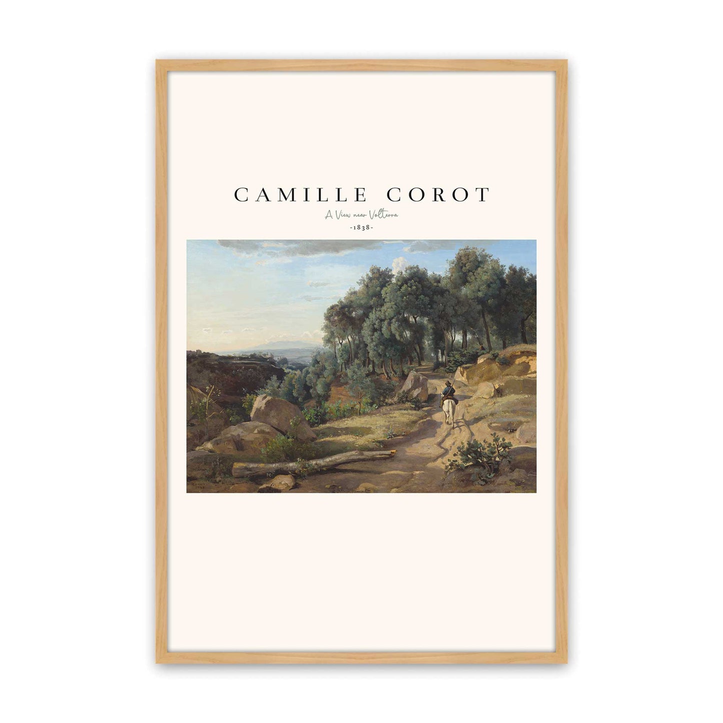 [Color:American Maple], Picture of art in a American Maple frame
