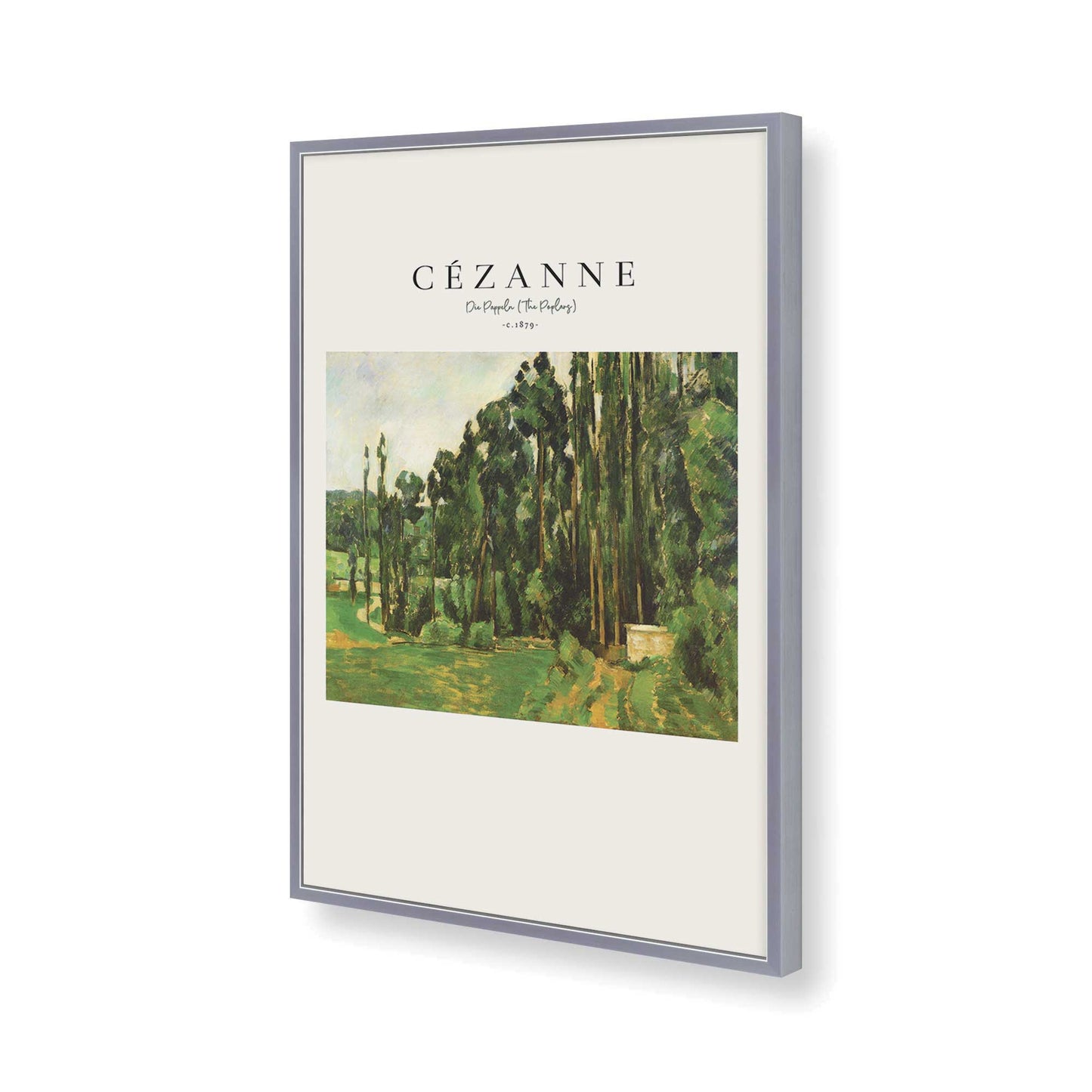 [Color:Polished Chrome], Picture of art in a Polished Chrome frame of the corner