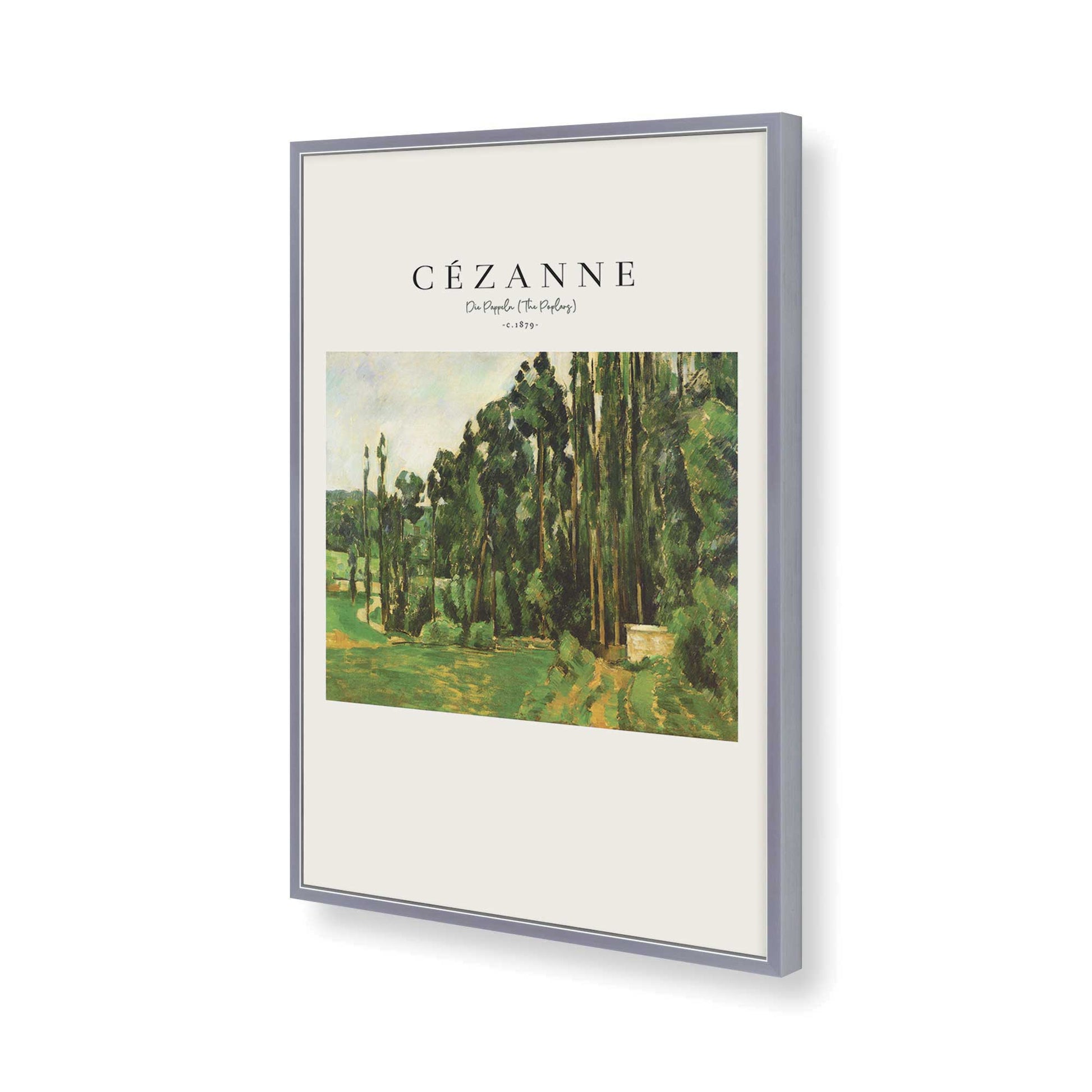 [Color:Polished Chrome], Picture of art in a Polished Chrome frame of the corner