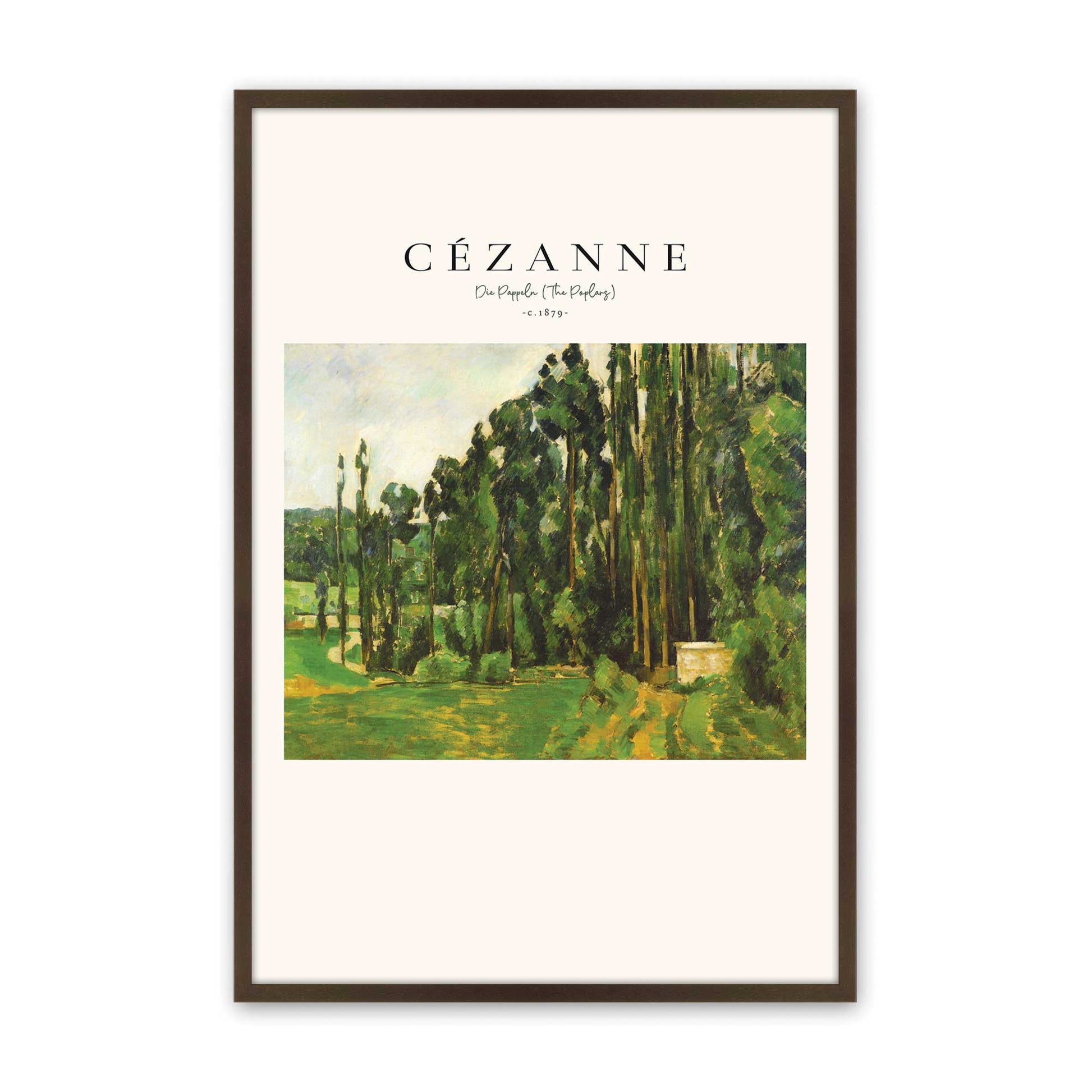 [Color:Belvinder Brown], Picture of art in a Belvinder Brown frame