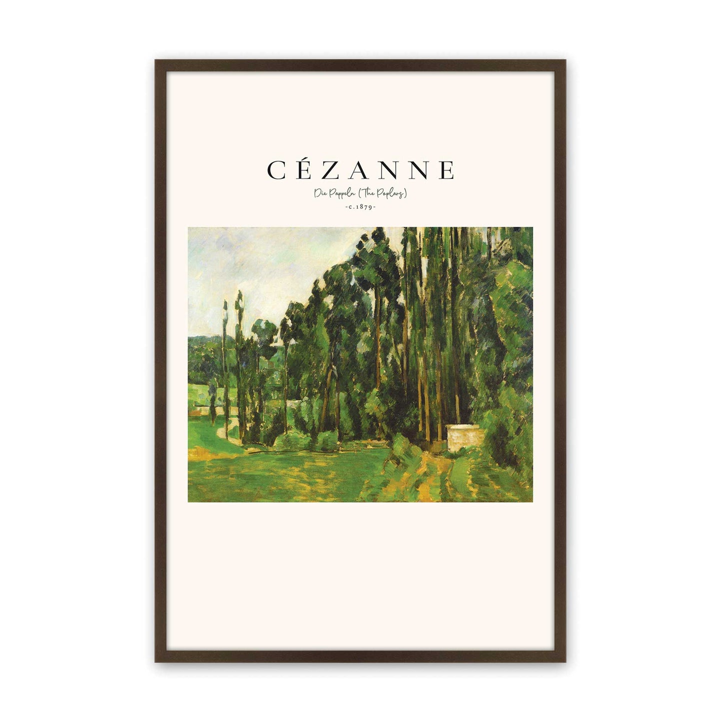 [Color:Brown], Picture of art in a Brown frame