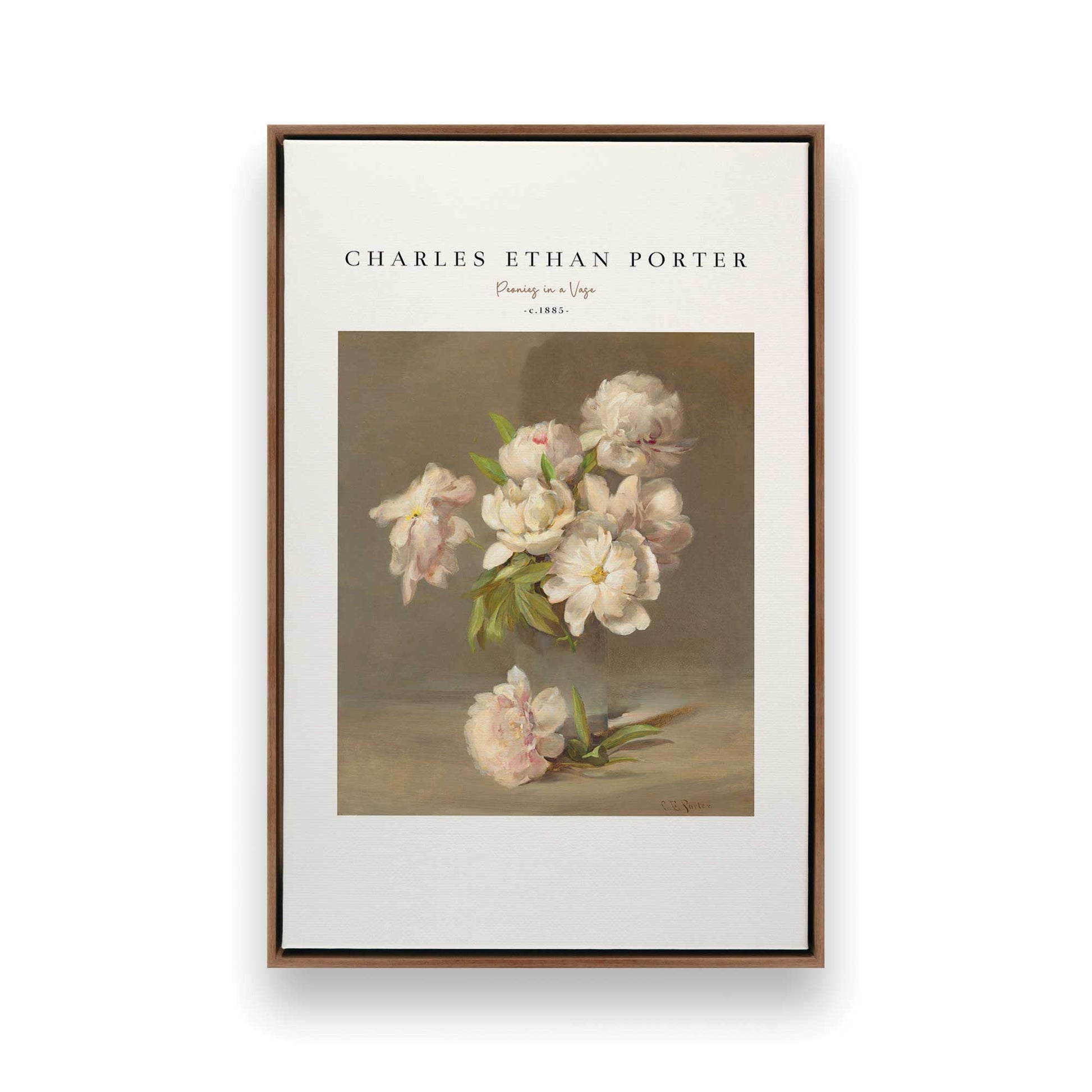 [Color:Walnut], Picture of art in a Walnut frame