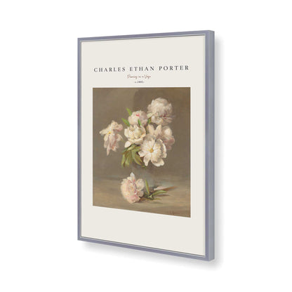 [Color:Polished Chrome], Picture of art in a Polished Chrome frame of the corner