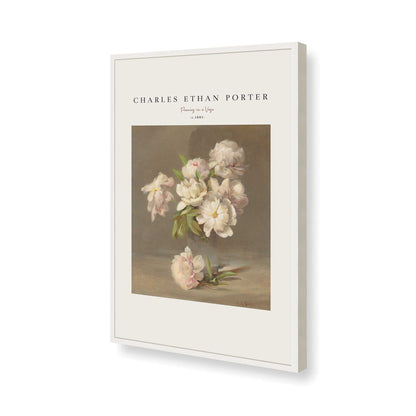 [Color:Opaque White], Picture of art in a Opaque White frame of the corner