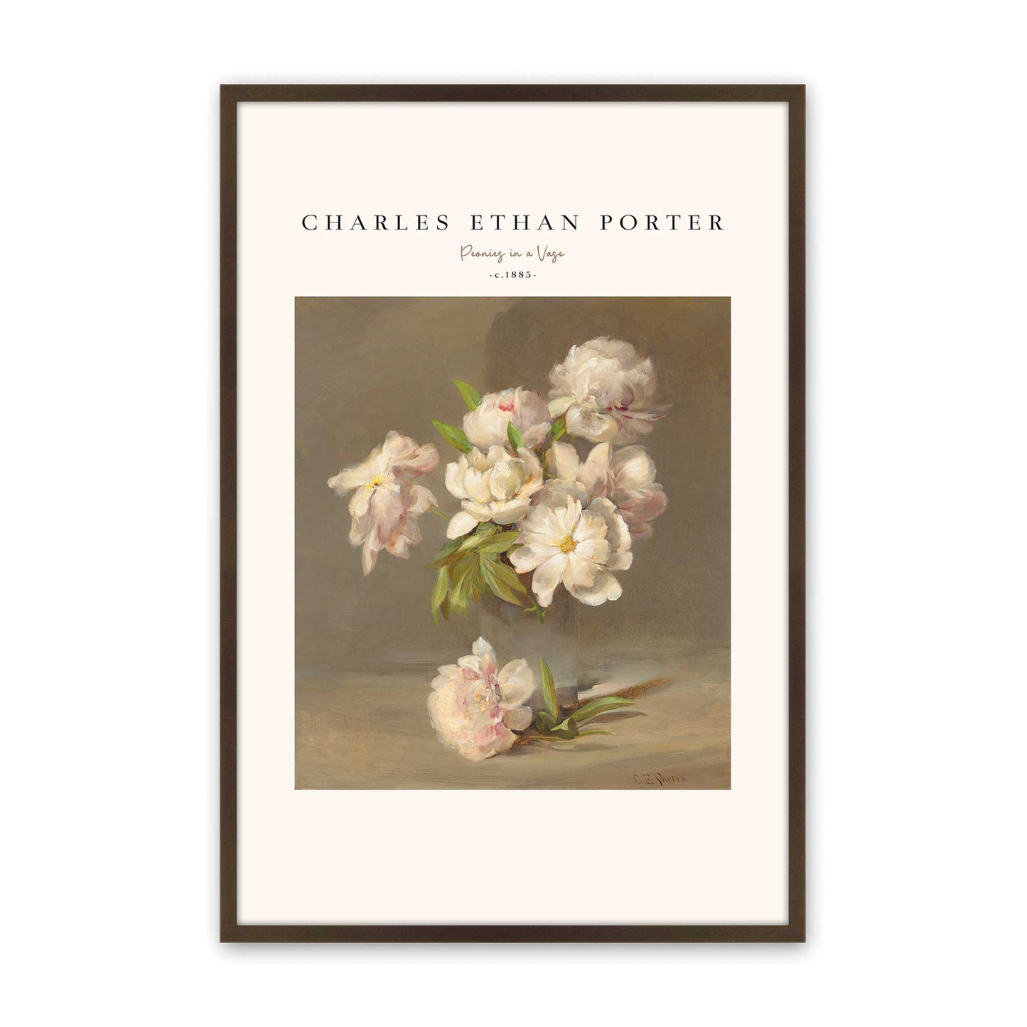 [Color:Belvinder Brown], Picture of art in a Belvinder Brown frame