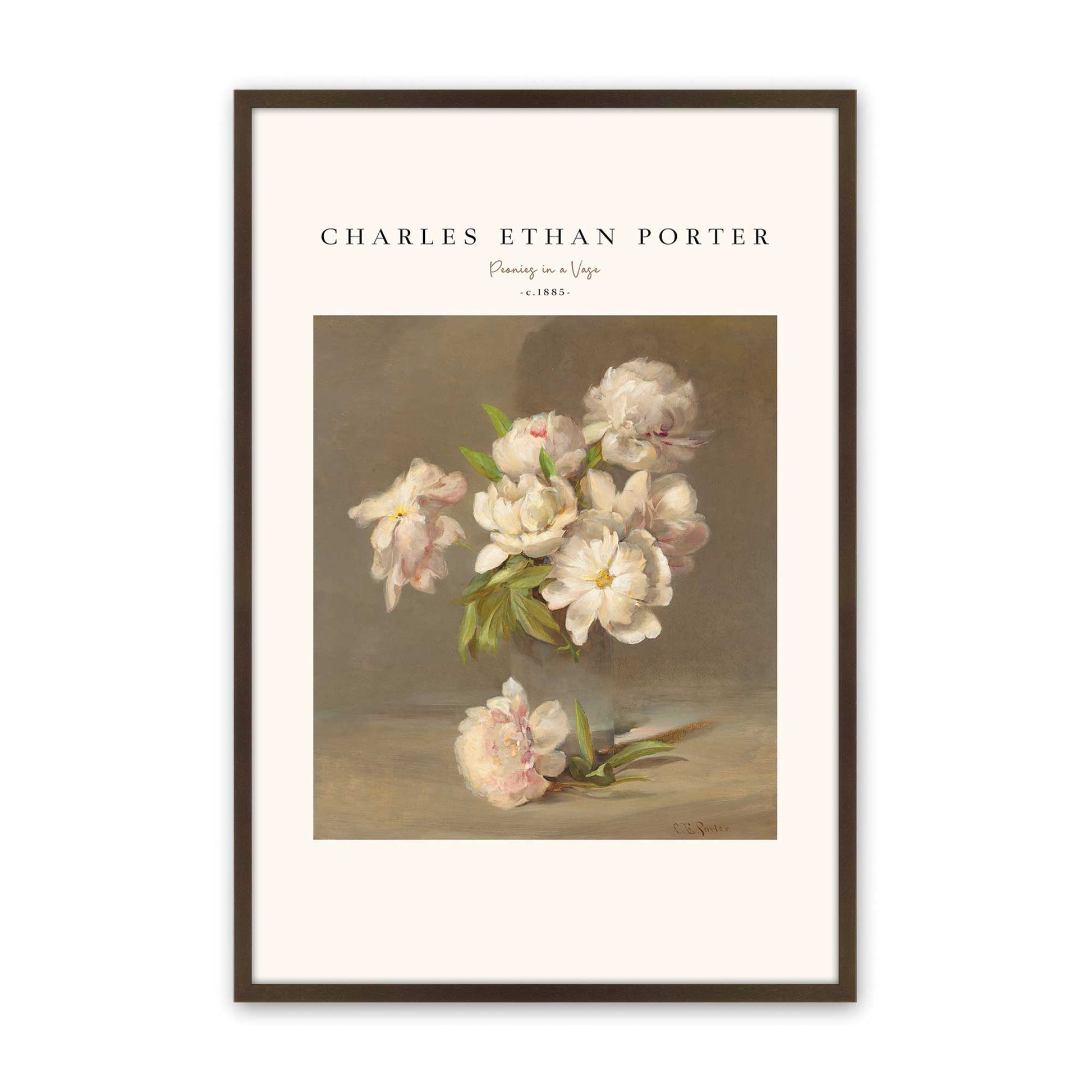 [Color:Belvinder Brown], Picture of art in a Belvinder Brown frame