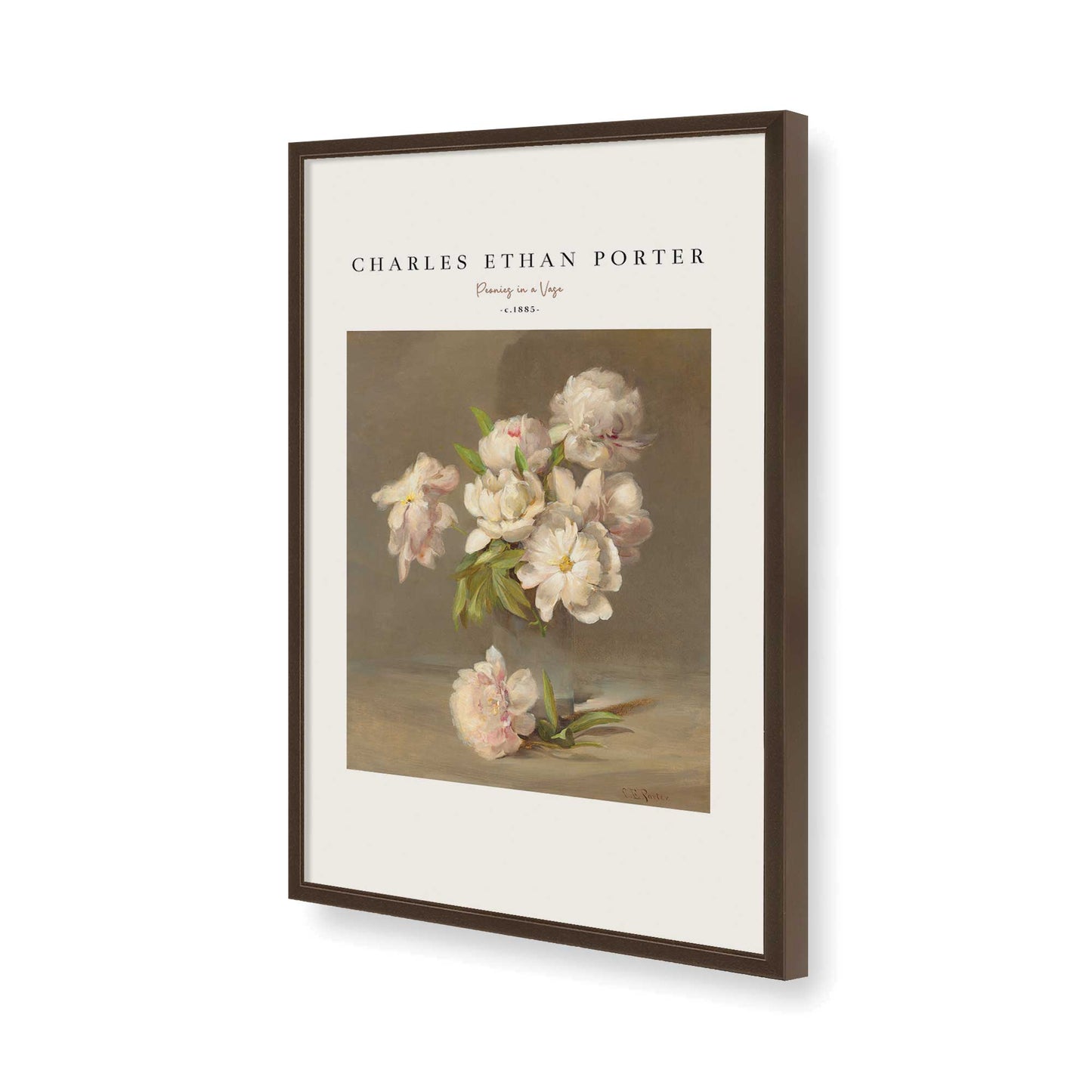 [Color:Belvinder Brown], Picture of art in a Belvinder Brown frame of the corner