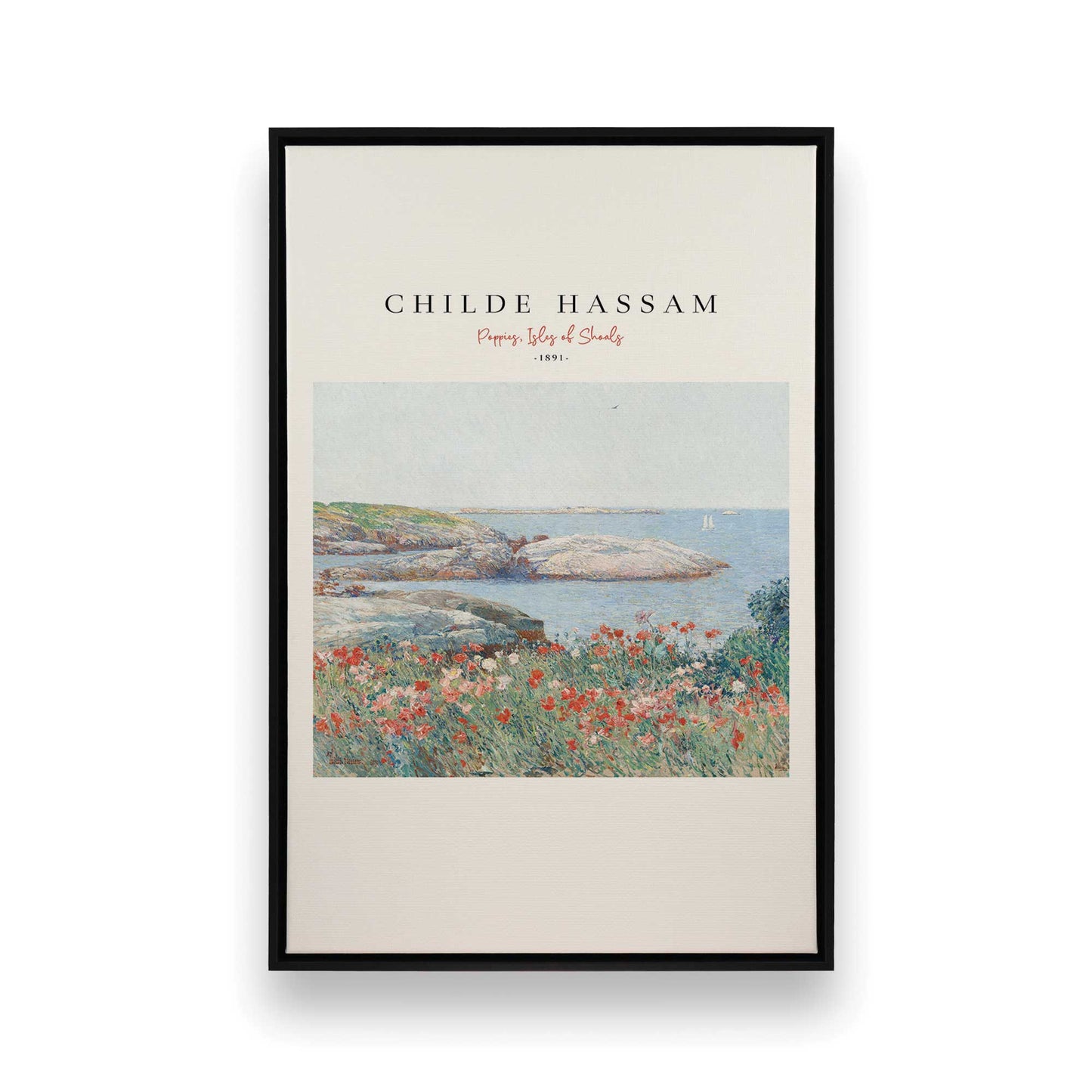 [Color:Satin Black], Picture of art in a Satin Black frame