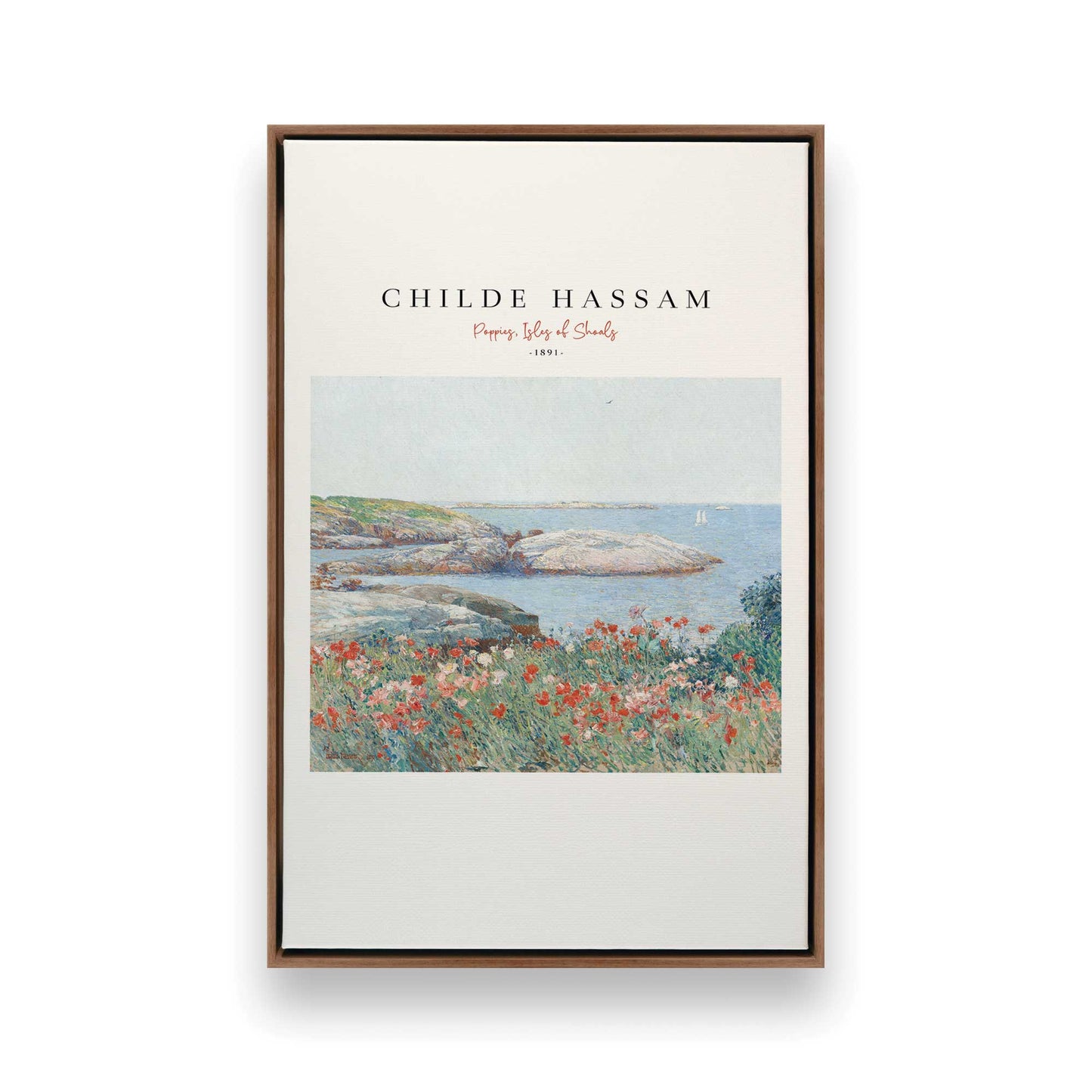 [Color:Walnut], Picture of art in a Walnut frame