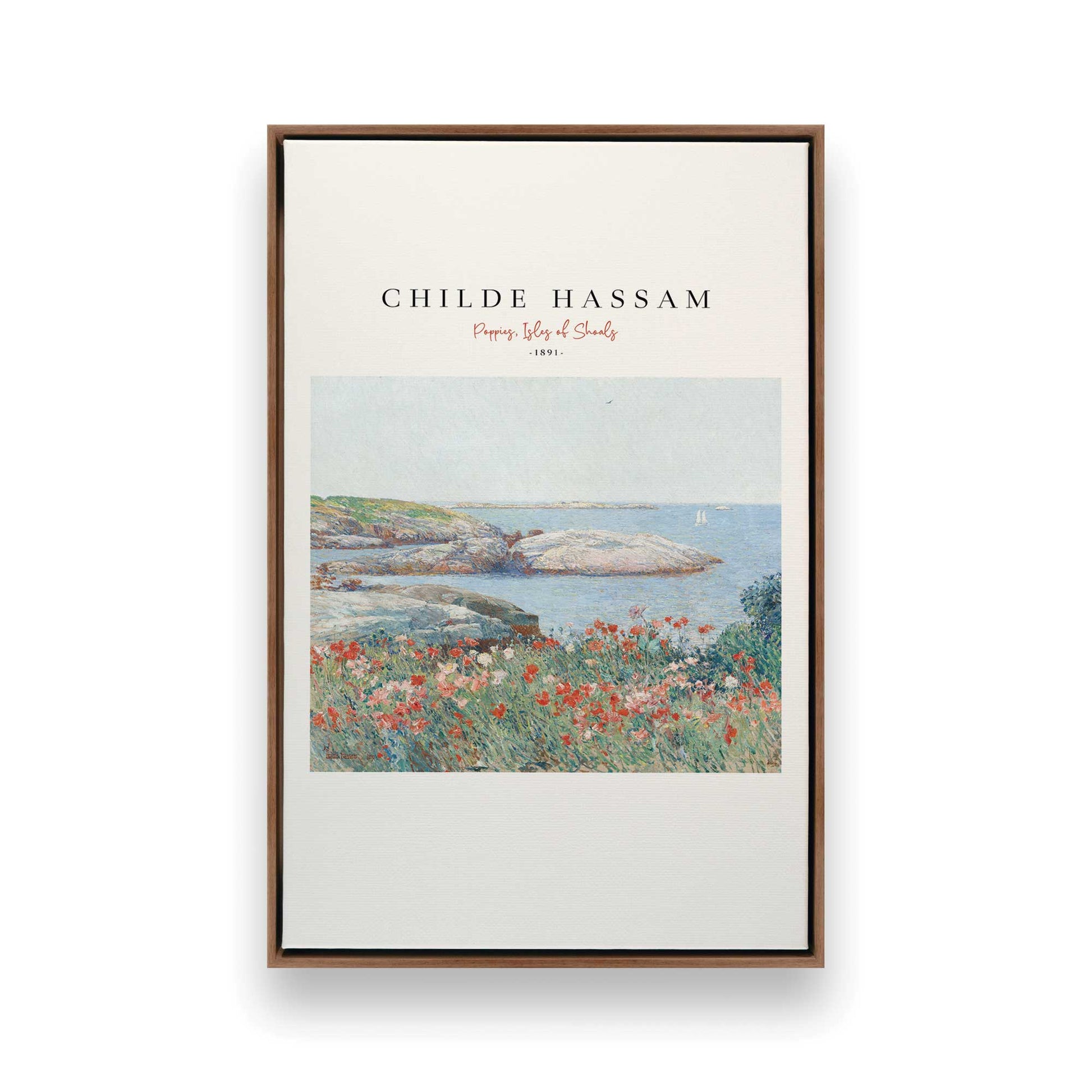 [Color:Walnut], Picture of art in a Walnut frame