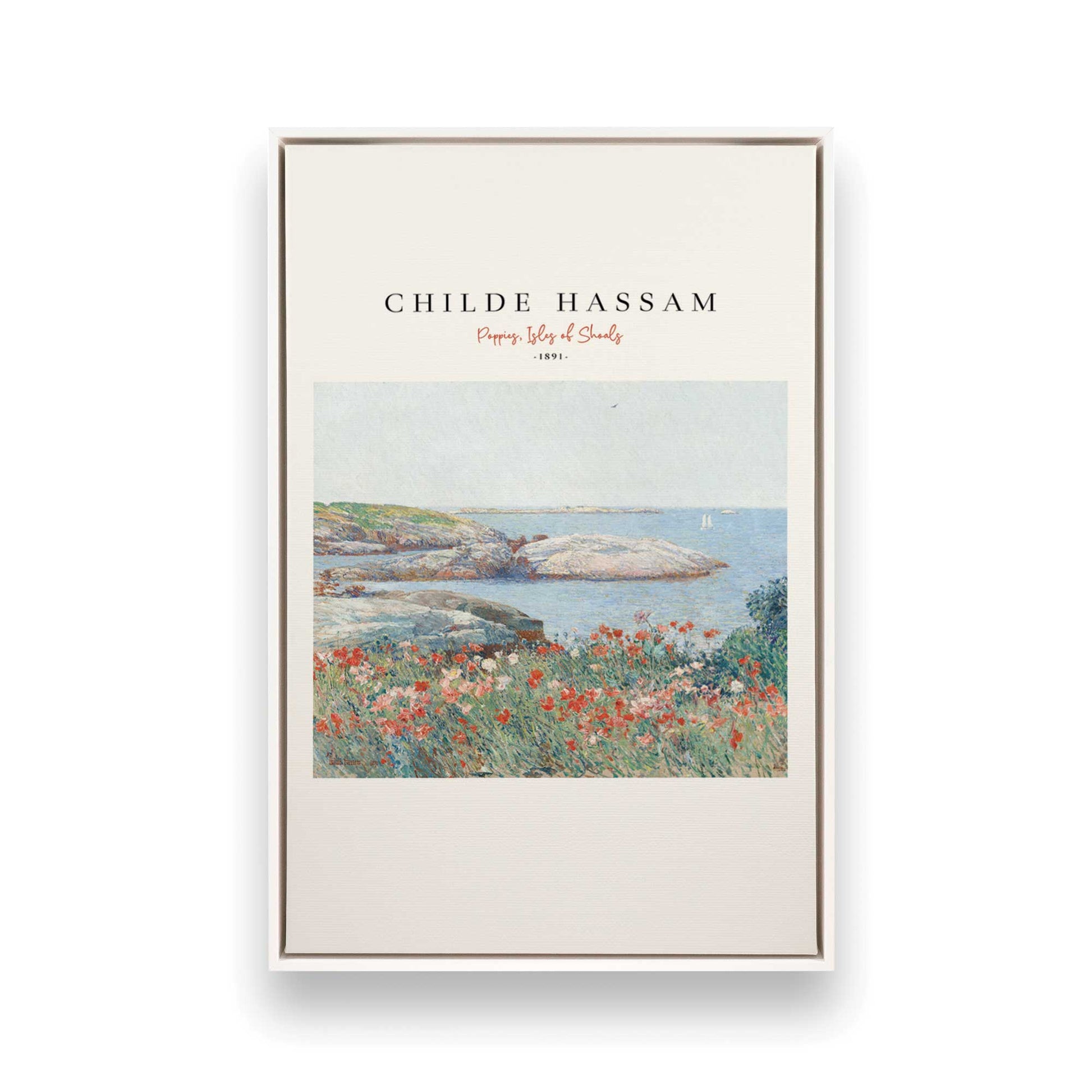[Color:Opaque White], Picture of art in a White frame