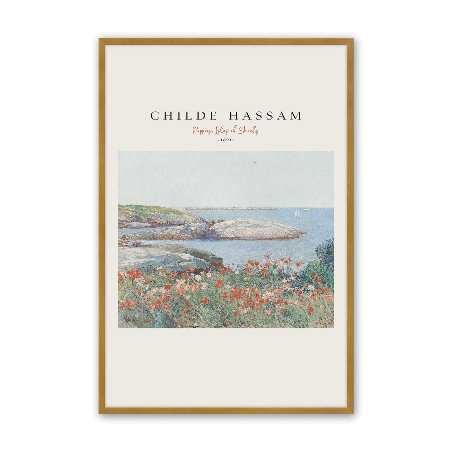 [Color:Polished Gold], Picture of art in a Polished Gold frame