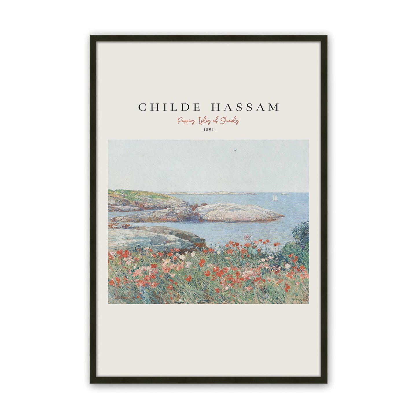 [Color:Satin Black], Picture of art in a Satin Black frame