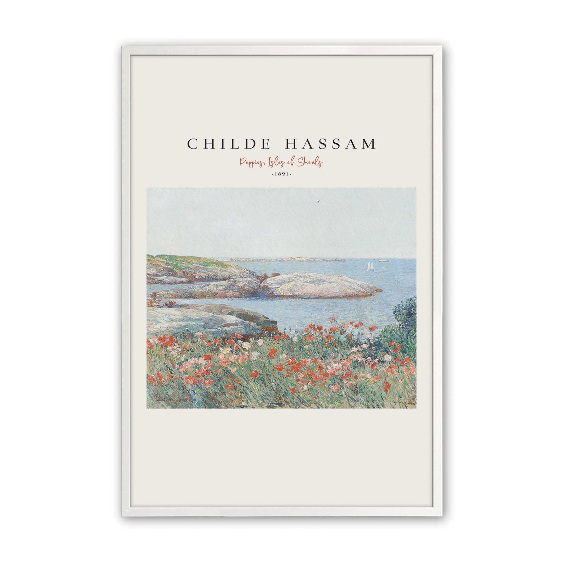 [Color:Opaque White], Picture of art in a Opaque White frame