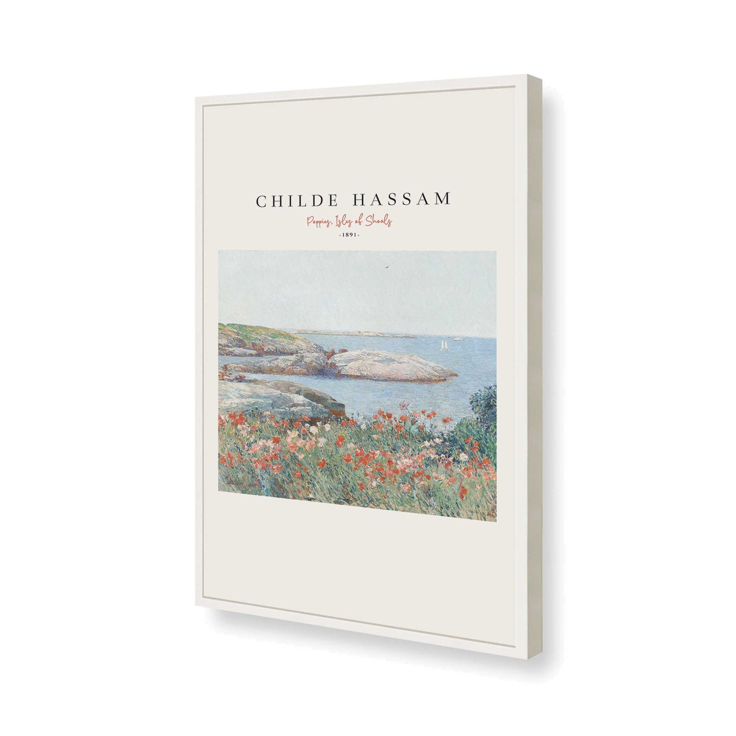 [Color:Opaque White], Picture of art in a Opaque White frame of the corner