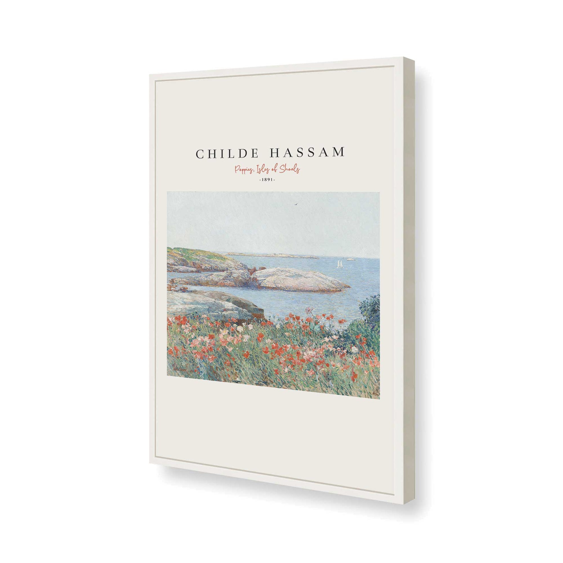 [Color:Opaque White], Picture of art in a Opaque White frame of the corner