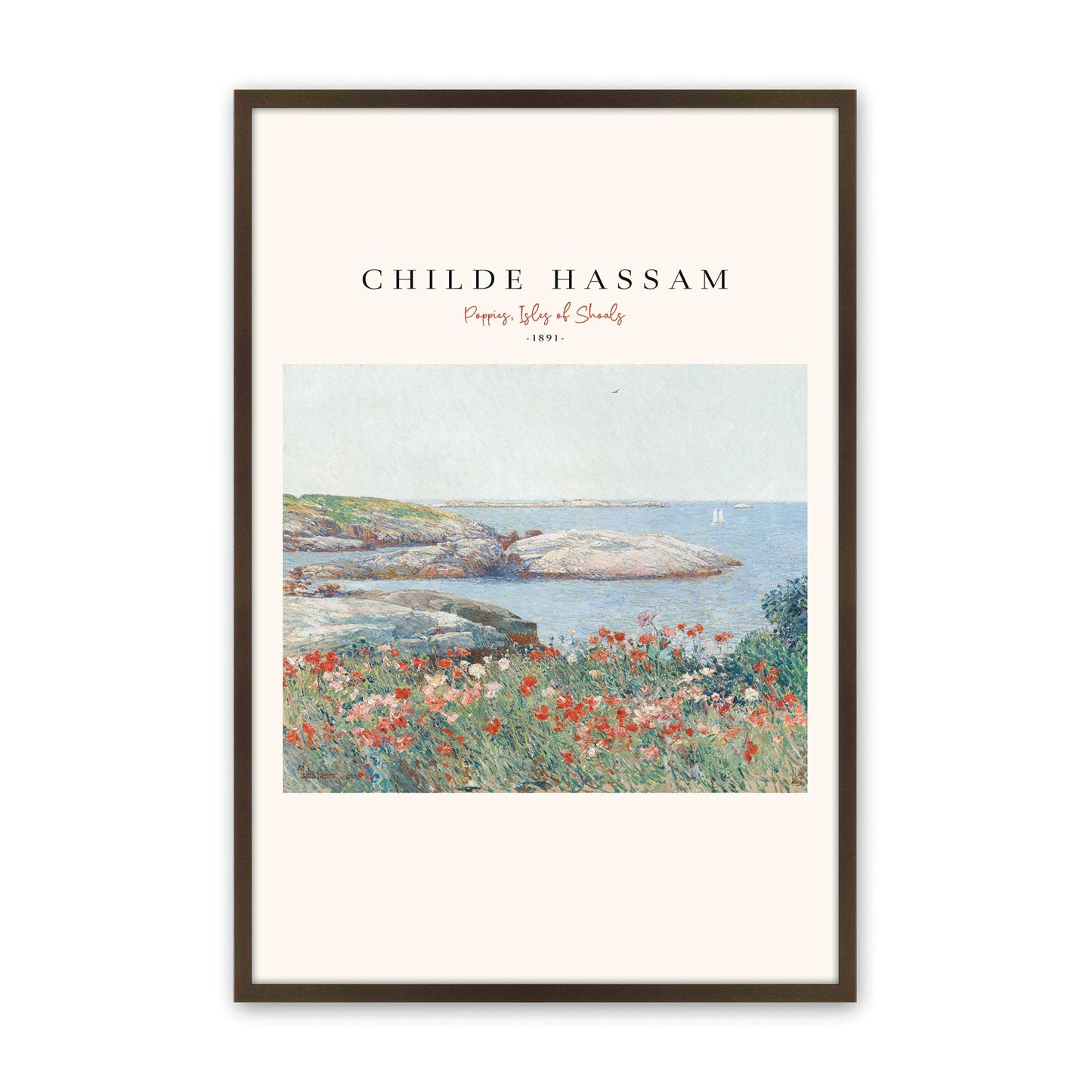 [Color:Belvinder Brown], Picture of art in a Belvinder Brown frame