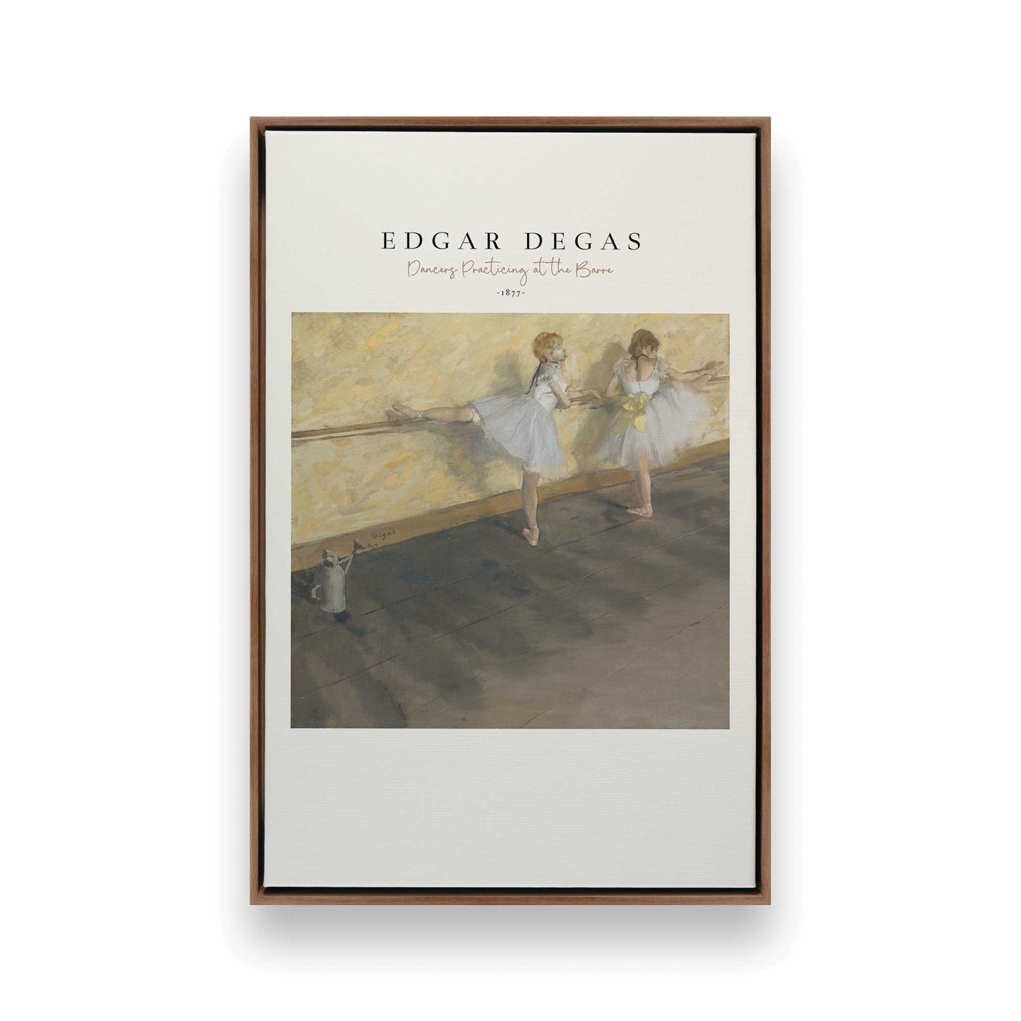 [Color:Walnut], Picture of art in a Walnut frame