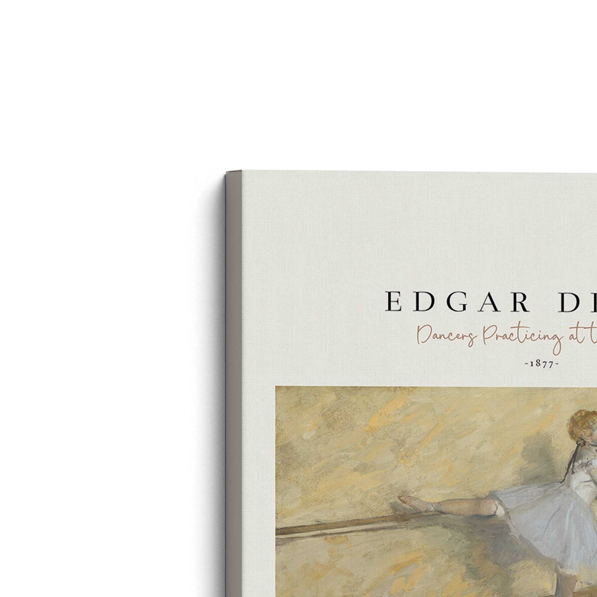 [Color:Stretched Canvas], Picture of the corner of the art