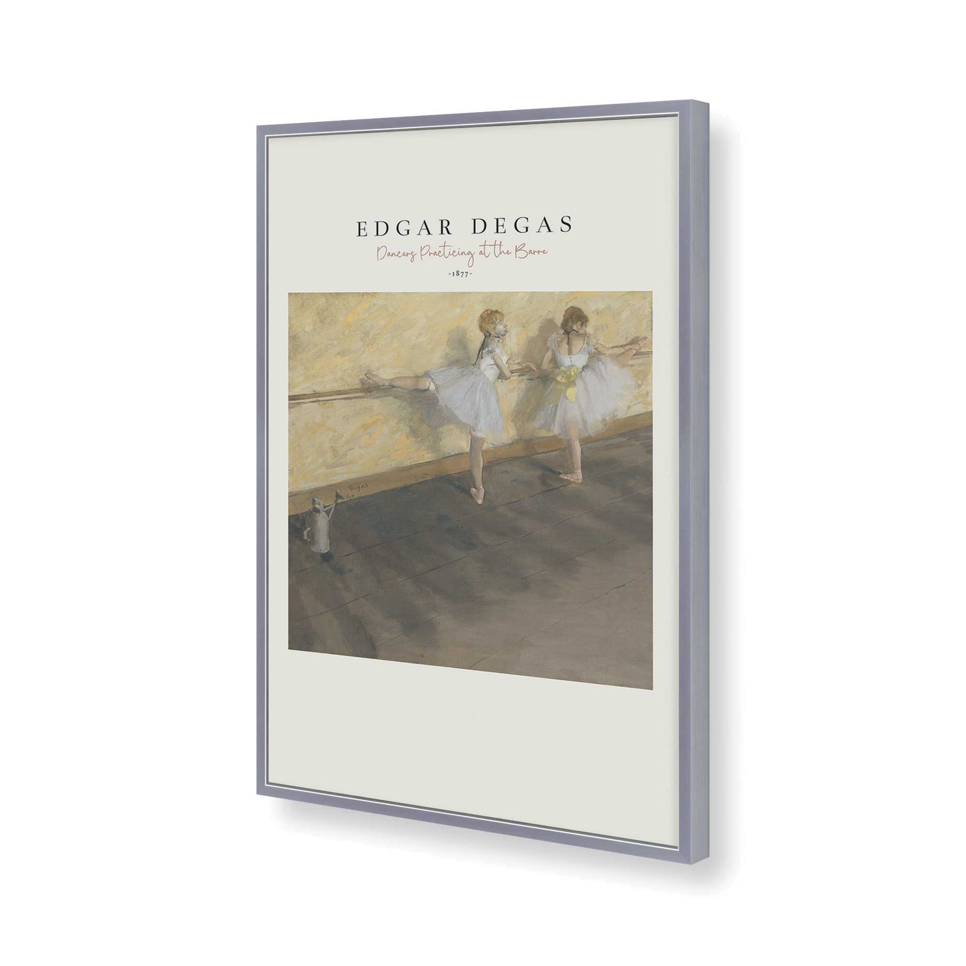 [Color:Polished Chrome], Picture of art in a Polished Chrome frame of the corner