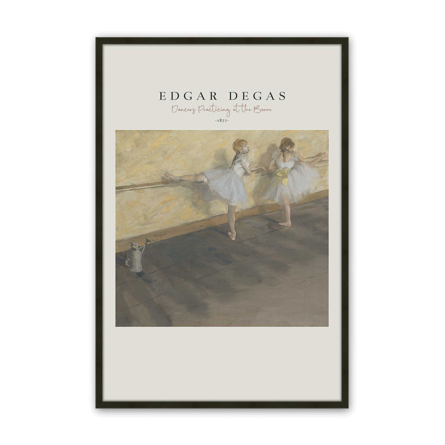 [Color:Satin Black], Picture of art in a Satin Black frame