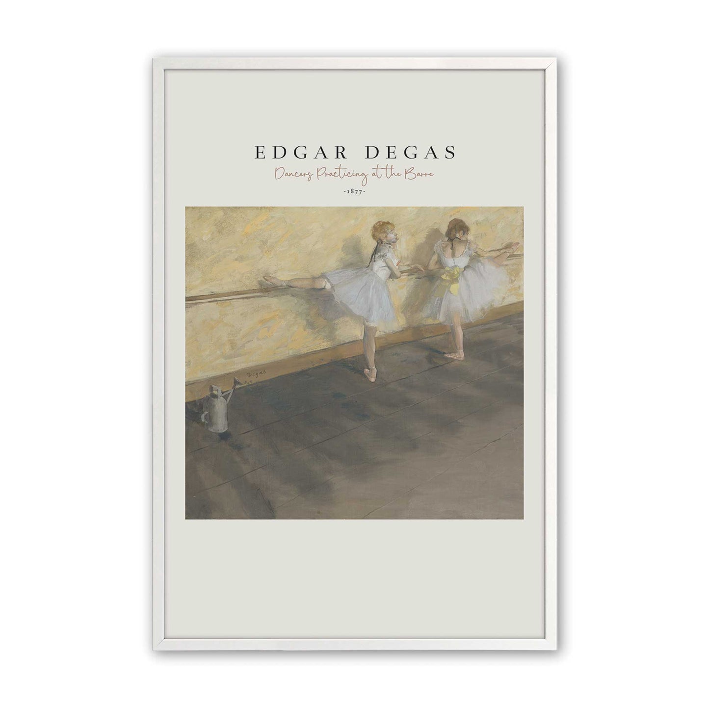 [Color:Opaque White], Picture of art in a Opaque White frame