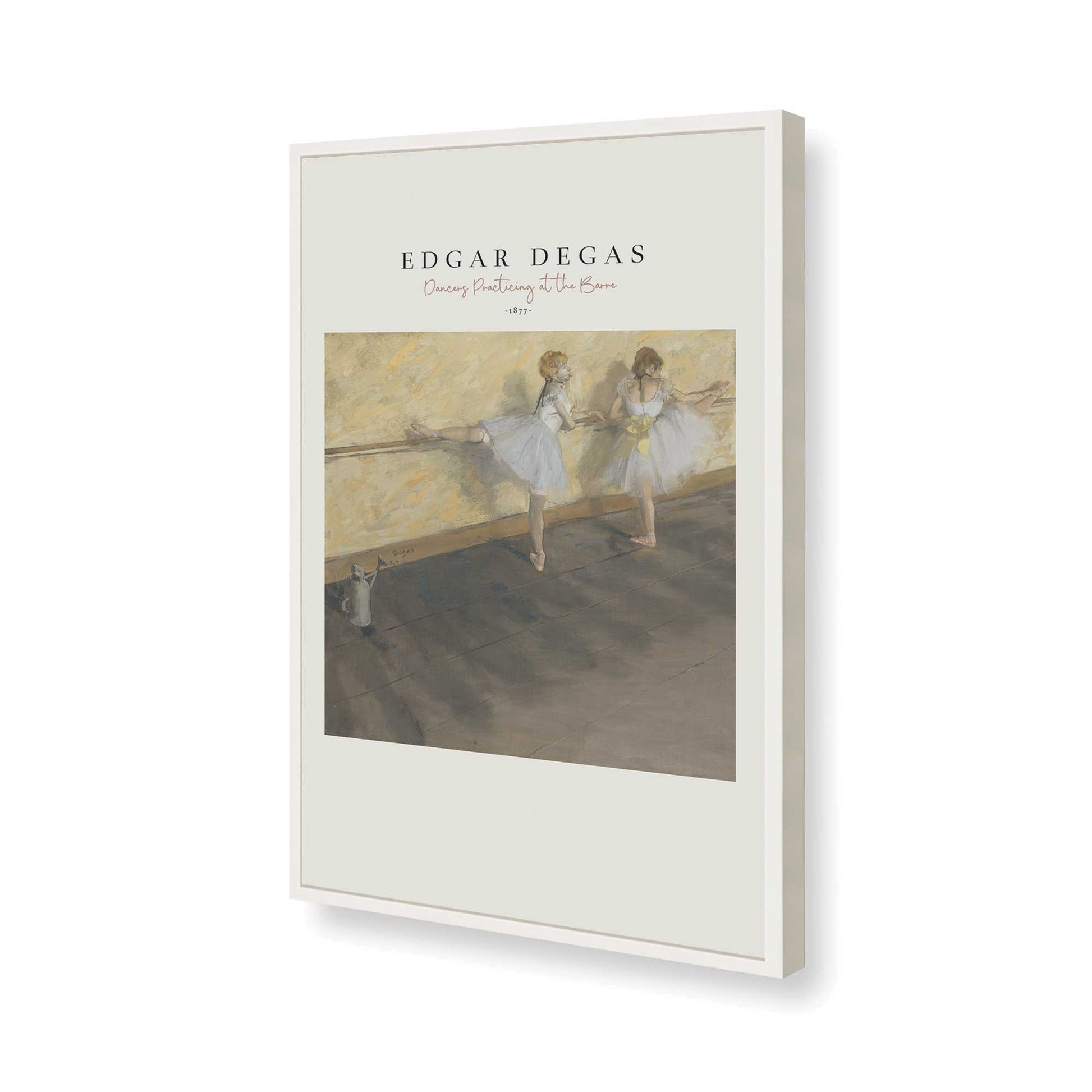 [Color:Opaque White], Picture of art in a Opaque White frame of the corner