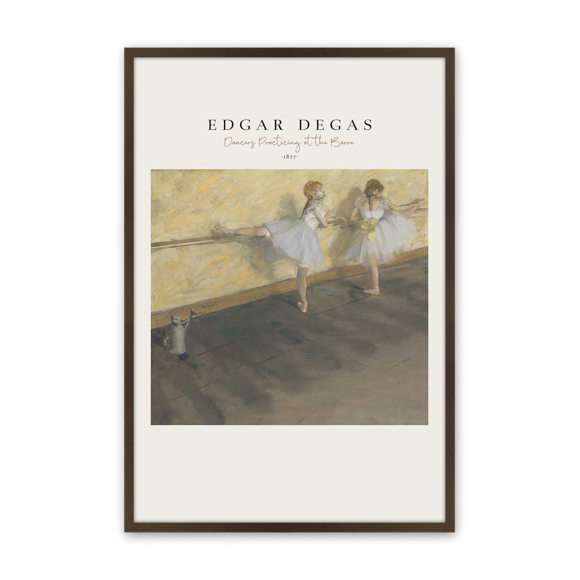 [Color:Belvinder Brown], Picture of art in a Belvinder Brown frame