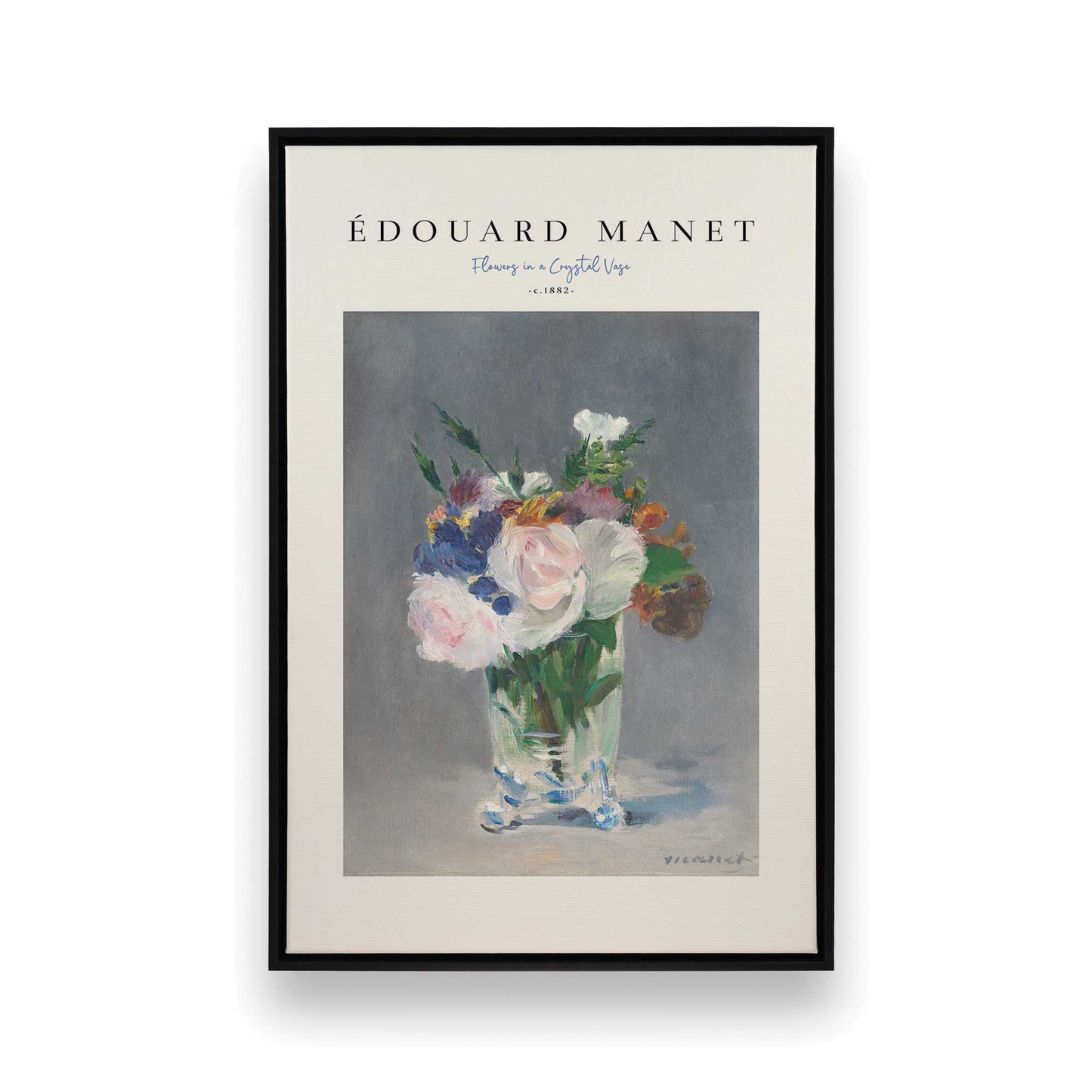 [Color:Satin Black], Picture of art in a Satin Black frame