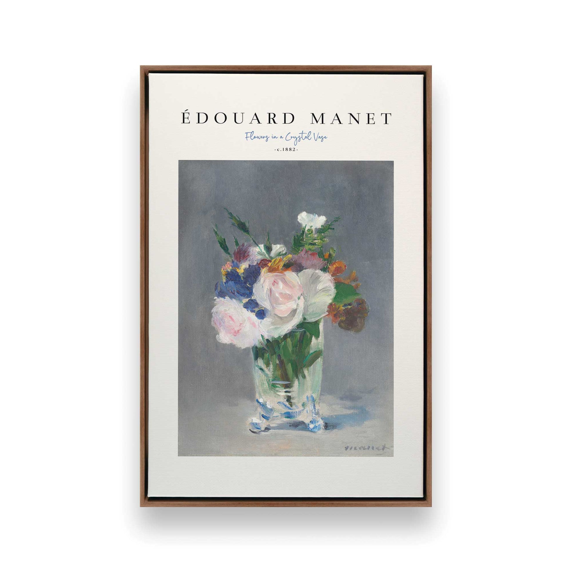 [Color:Walnut], Picture of art in a Walnut frame