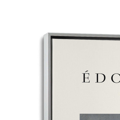 [Color:Polished Chrome], Picture of art in a Polished Chrome frame at an angle