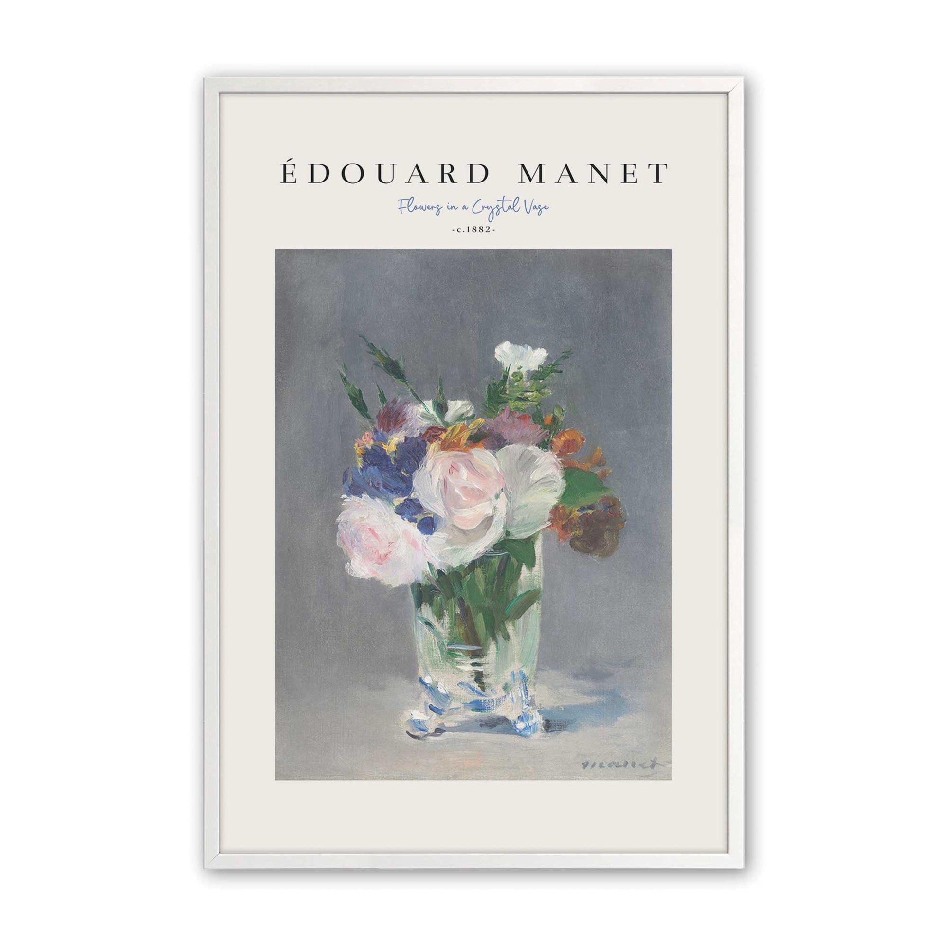 [Color:Opaque White], Picture of art in a Opaque White frame