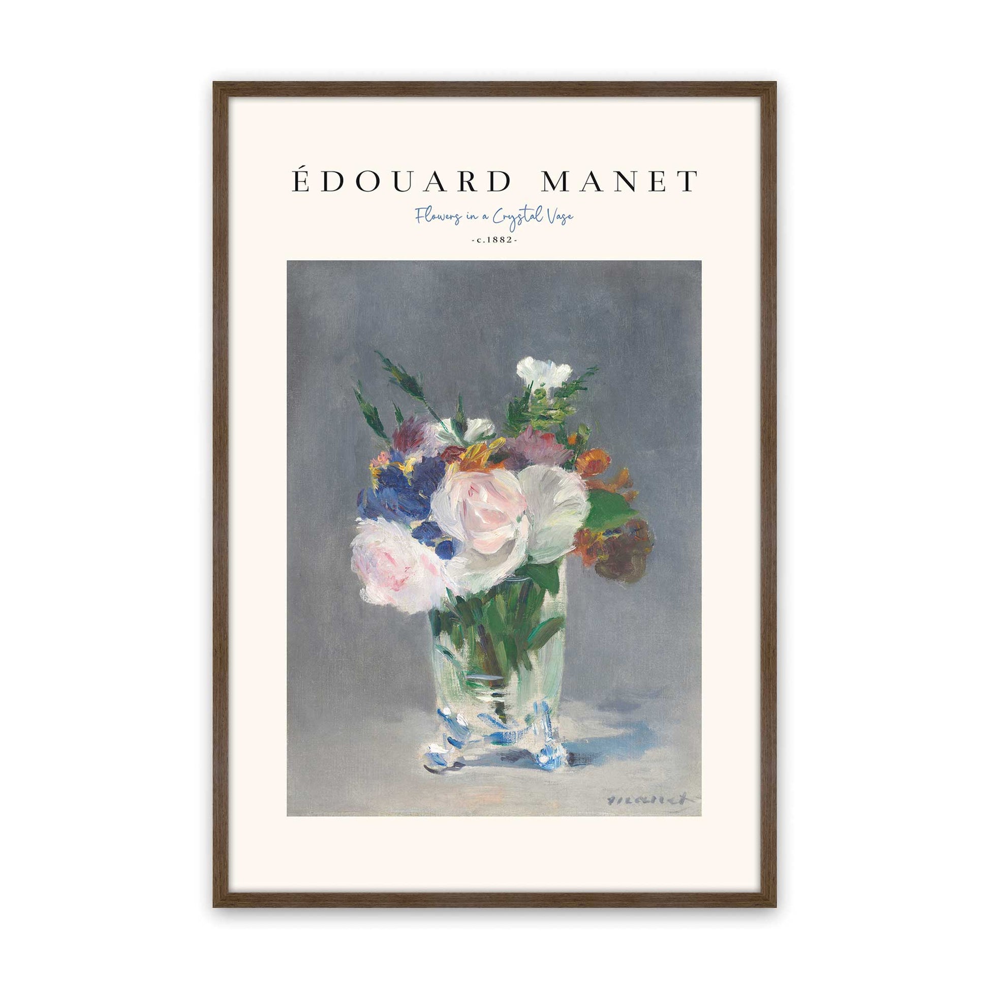 [Color:Walnut], Picture of art in a Walnut frame