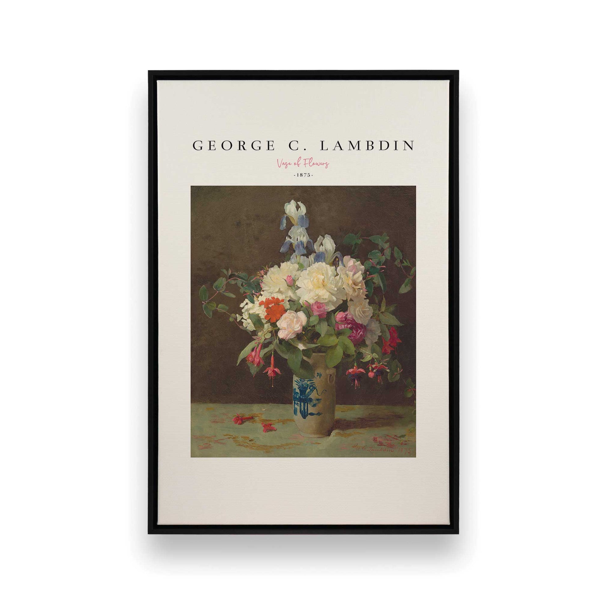 [Color:Satin Black], Picture of art in a Satin Black frame