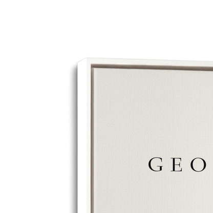 [Color:Opaque White], Picture of art in a White frame at an angle